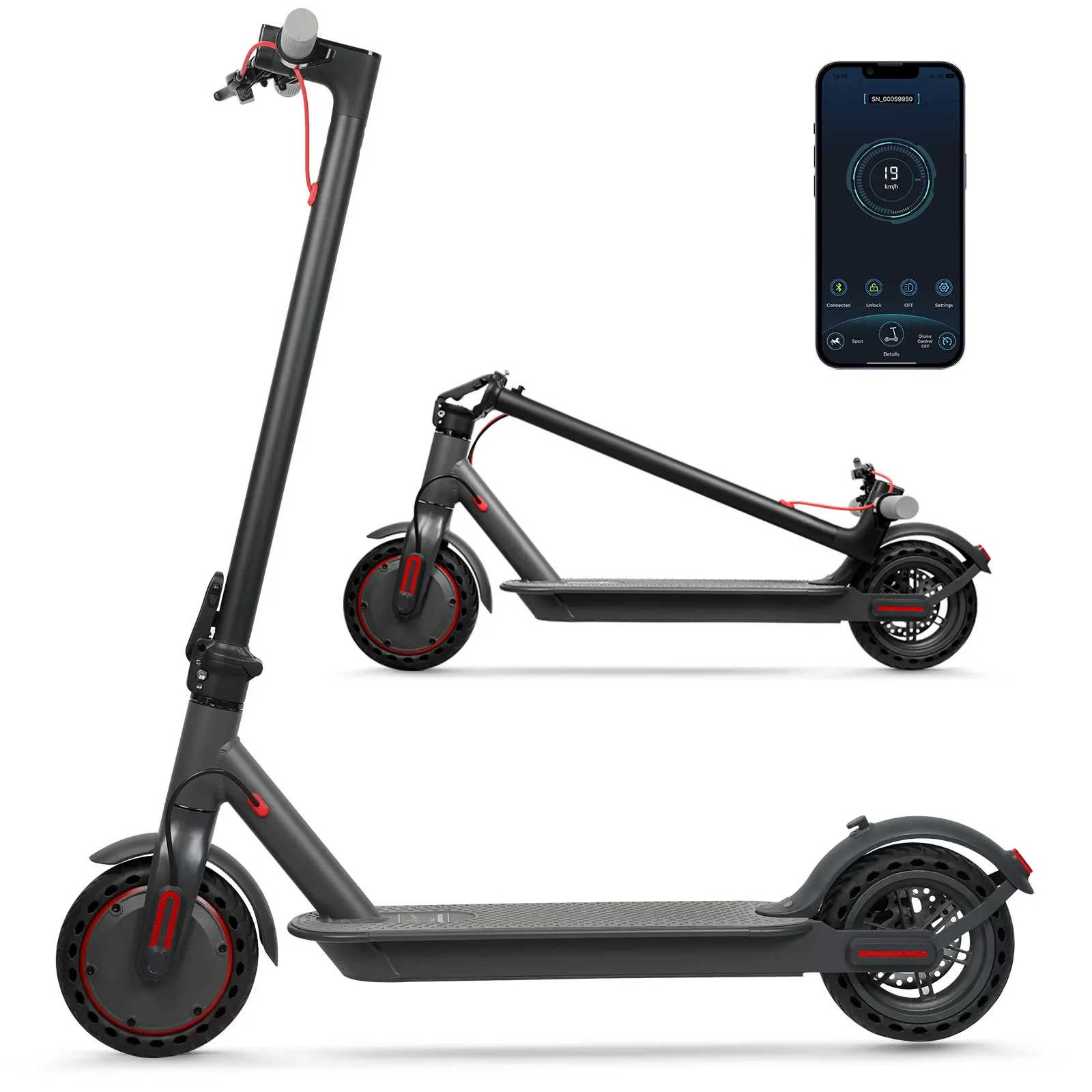 AOVOPRO M365PRO Max Motor Electric Scooter for Adults 35KM Long Range Fast Speed Folding Electric Scooter 8.5 Inch Scooter