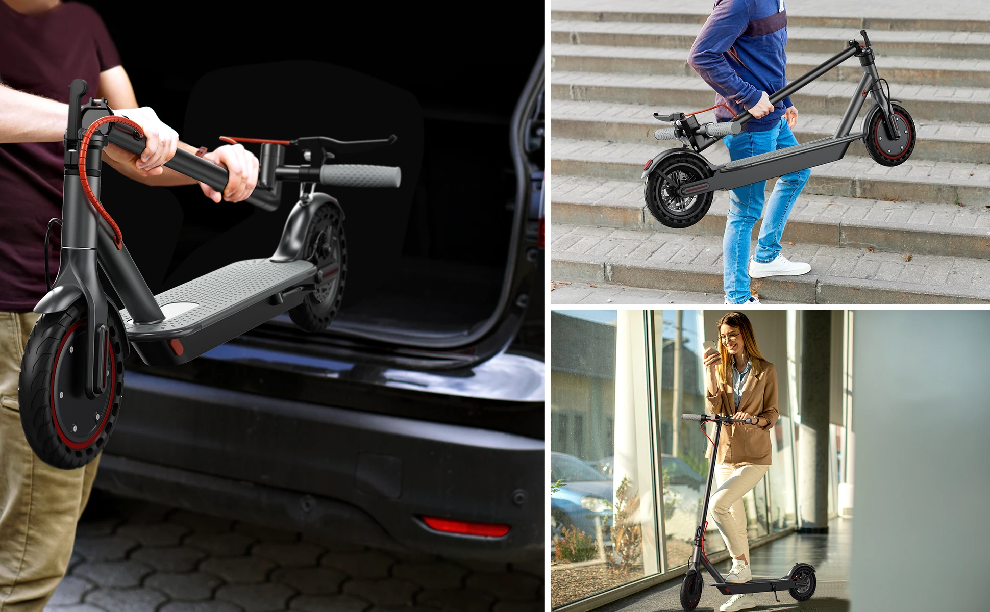AOVOPRO M365PRO Max Motor Electric Scooter for Adults 35KM Long Range Fast Speed Folding Electric Scooter 8.5 Inch Scooter