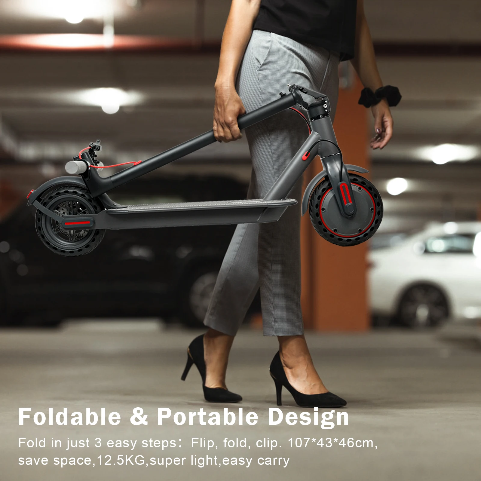 AOVOPRO M365PRO Max Motor Electric Scooter for Adults 35KM Long Range Fast Speed Folding Electric Scooter 8.5 Inch Scooter