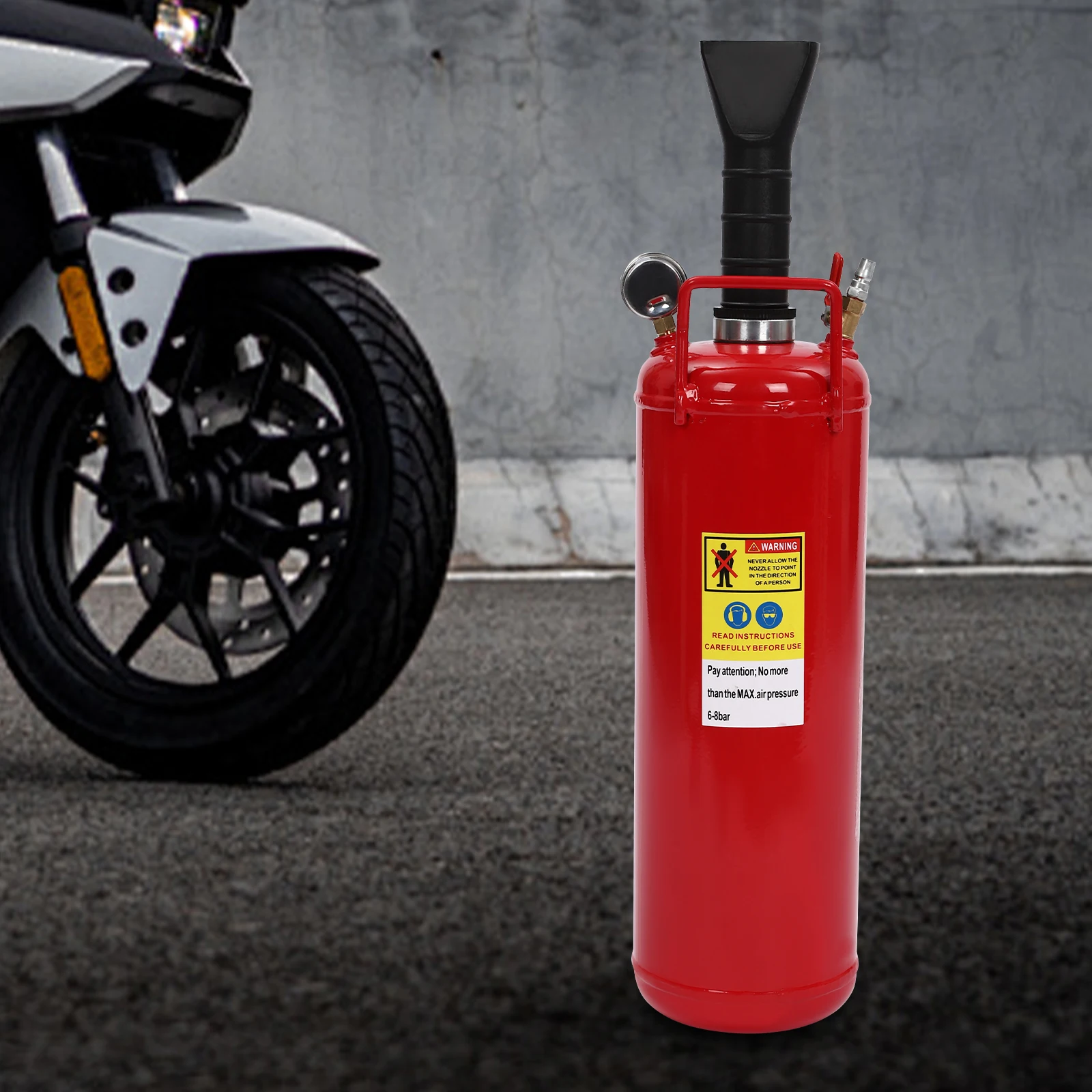 Tire Bead Seater| 9L Air Tire Bead Blaster Inflator| 8 Bar Seating Tool Inflator Tank for Car Truck ATV Repair