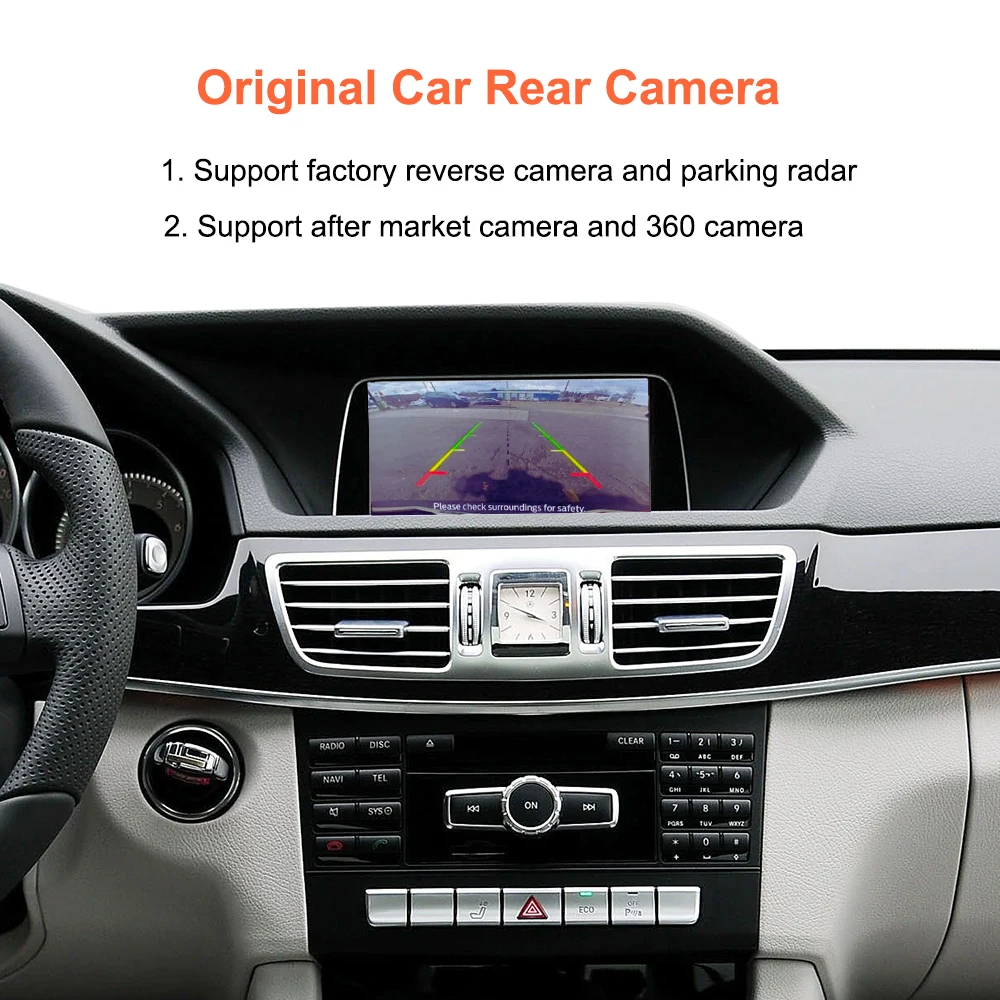 Bonroad Carplay Android Auto Interface for Mercedes Benz a B C m E Class Gla Cla Glk Slk Cls Gl W204 W176 W246 Ntg 4.5 Airplay