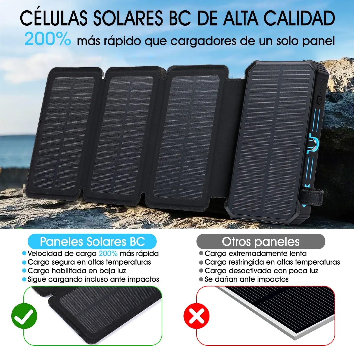 26800mAh Solar Power Bank Fast Wireless Charger Powerbank for iPhone 16 Samsung S24 Huawei Xiaomi PD 18W Fast Charging Powerbank