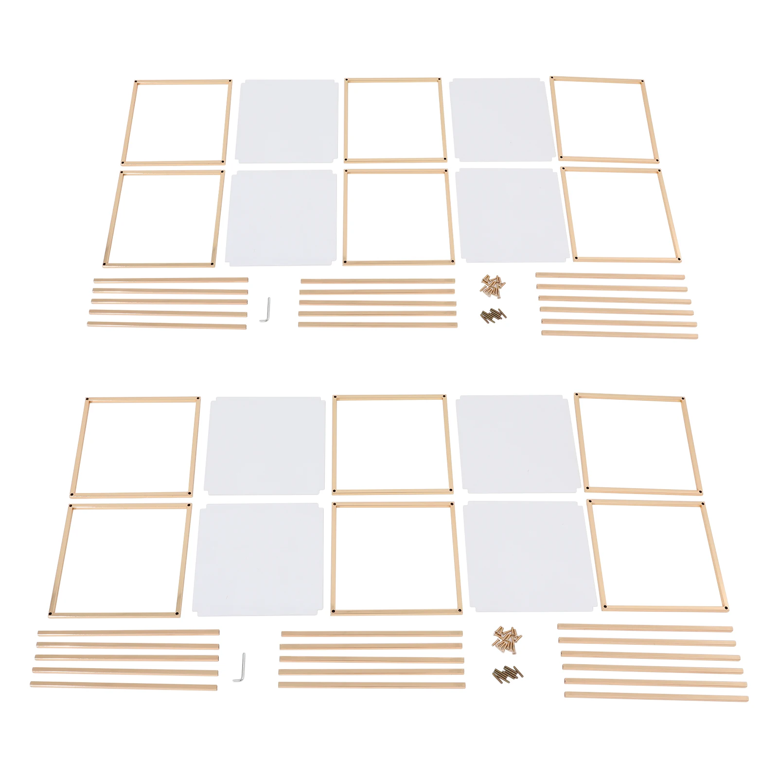 2Pcs Wedding Flower Stand 80cm Tall Rectangle Metal Column Rack with Storage Board for Centerpiece Birthday Party Decorations