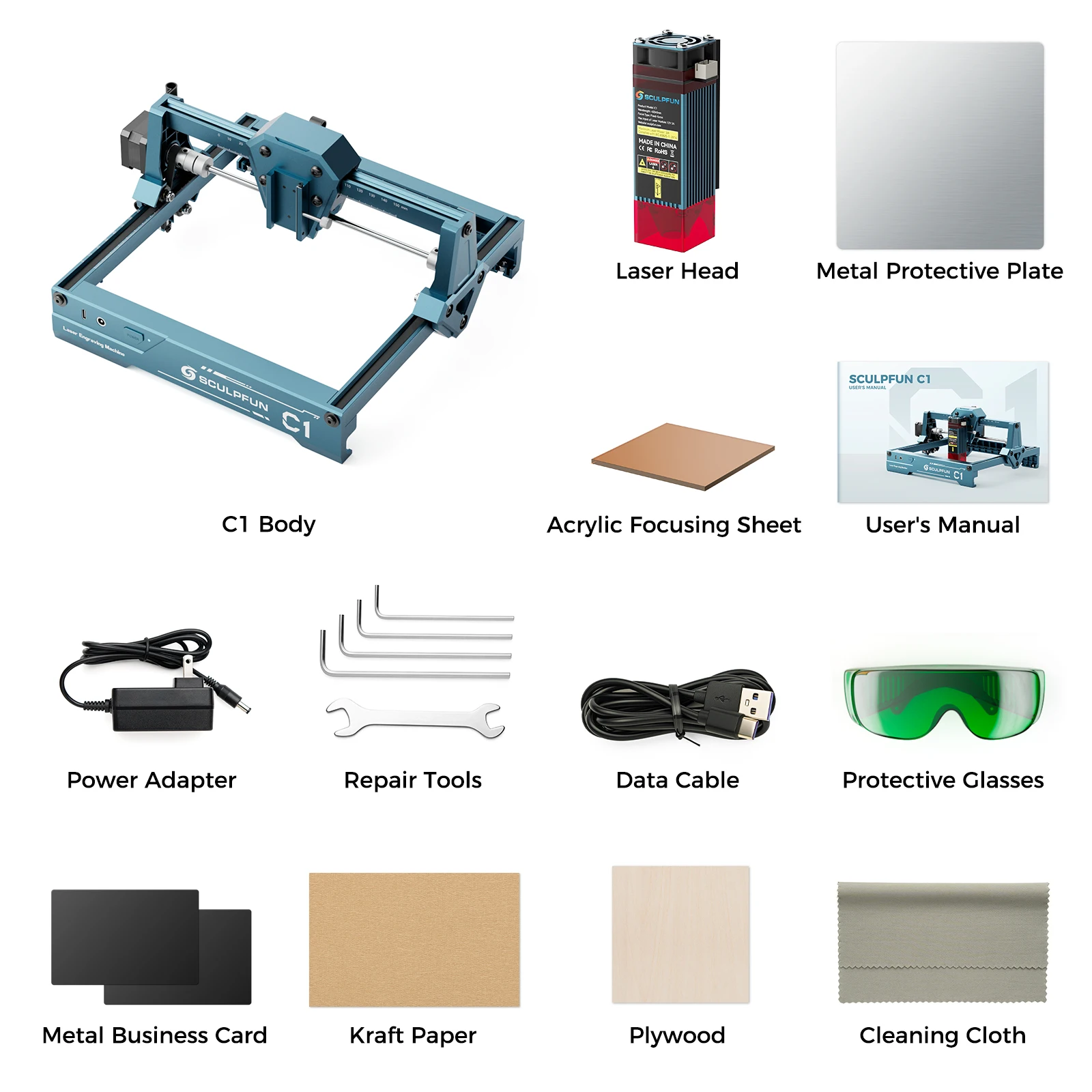Mini Laser Engraving Machine 3W Laser Engraving Machine, 0.04 mm High Precision Laser Engrave