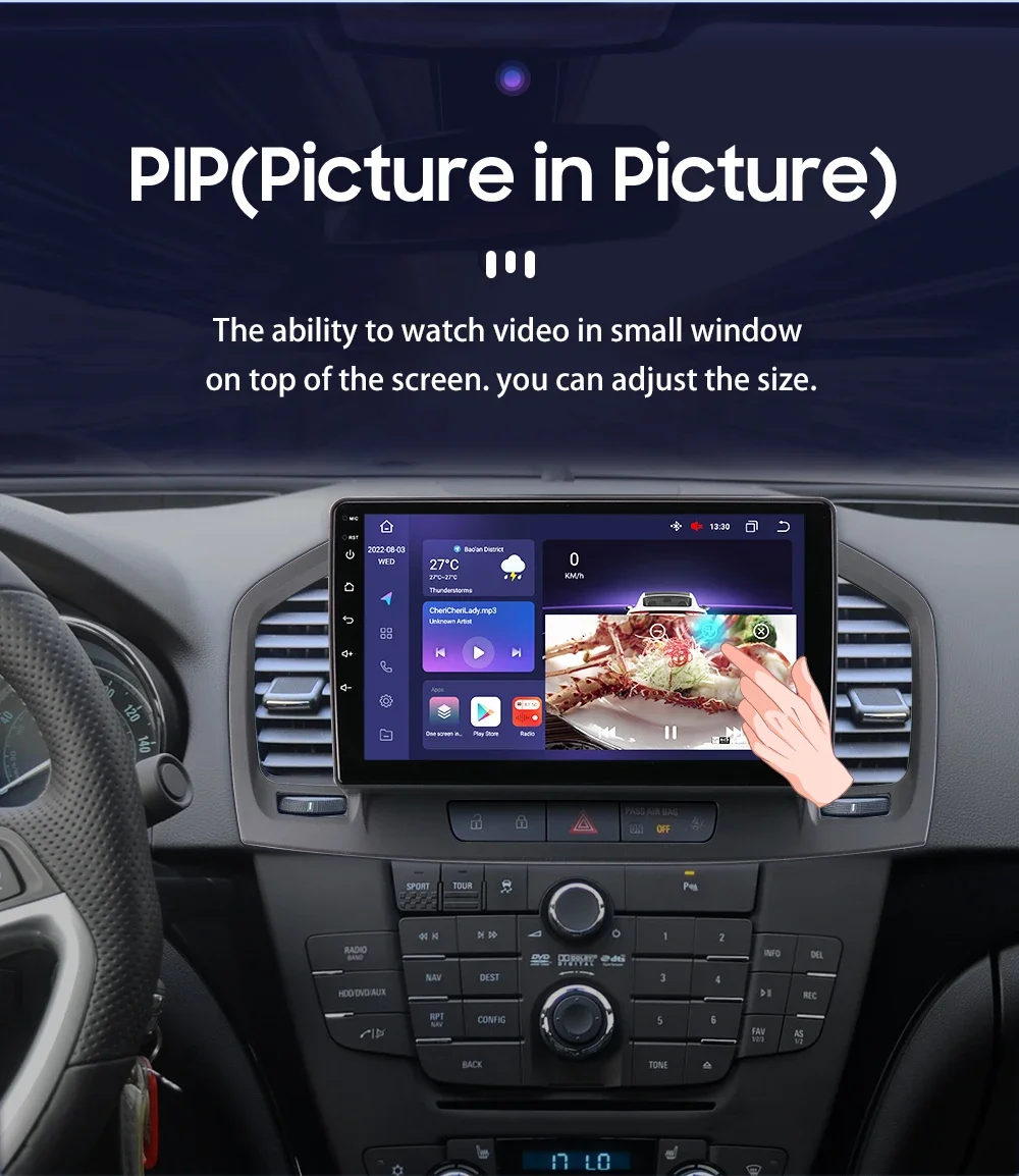 9" Hizpo 2Din CarPlay Android Auto Car Radio for Buick Regal Opel Insignia 2009 - 2013 UIS7862 Multimedia GPS RDS DSP 360 CAM