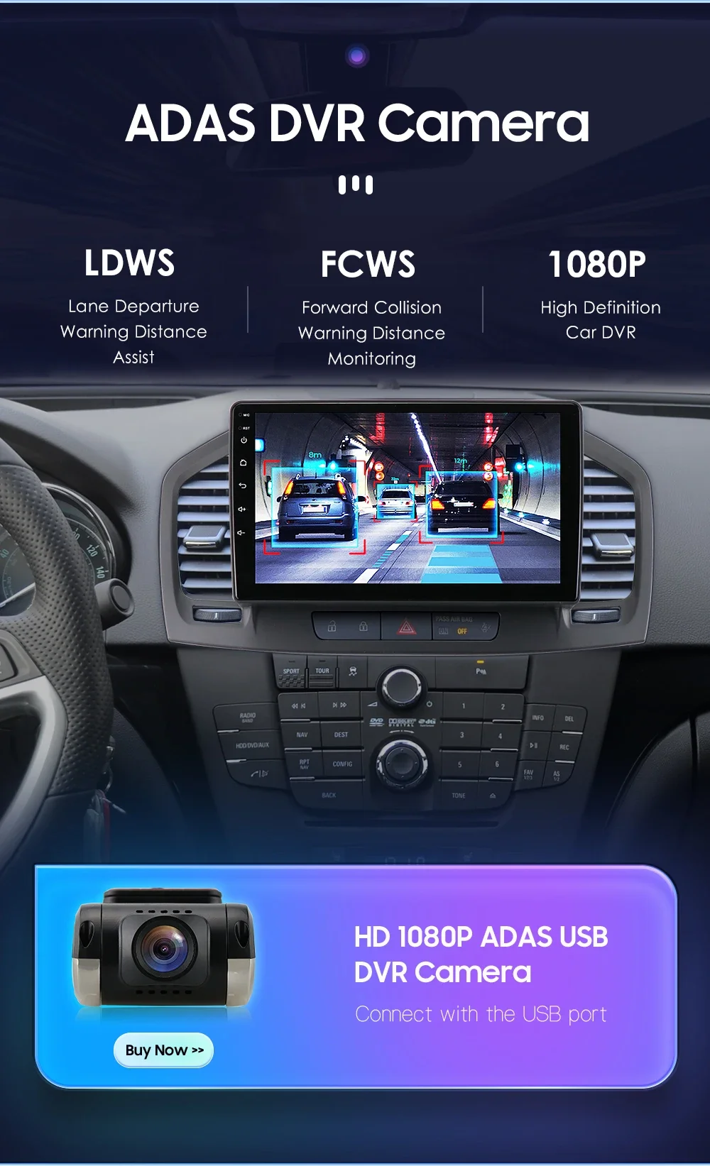 9" Hizpo 2Din CarPlay Android Auto Car Radio for Buick Regal Opel Insignia 2009 - 2013 UIS7862 Multimedia GPS RDS DSP 360 CAM