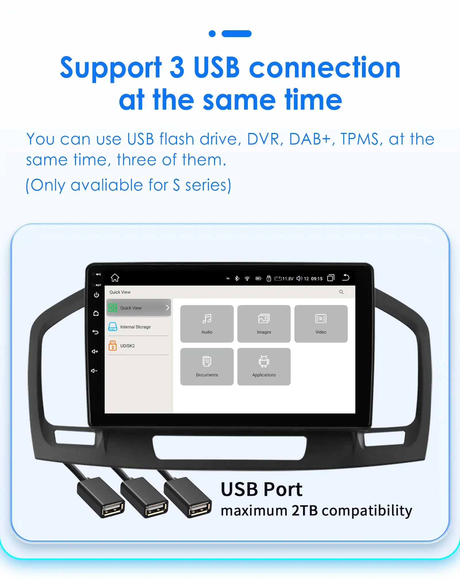 9" Hizpo 2Din CarPlay Android Auto Car Radio for Buick Regal Opel Insignia 2009 - 2013 UIS7862 Multimedia GPS RDS DSP 360 CAM
