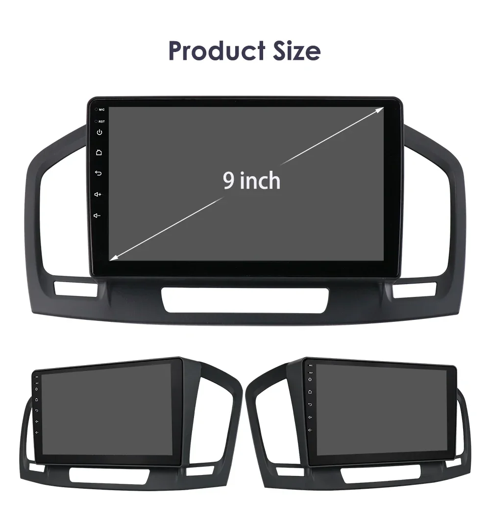 9" Hizpo 2Din CarPlay Android Auto Car Radio for Buick Regal Opel Insignia 2009 - 2013 UIS7862 Multimedia GPS RDS DSP 360 CAM