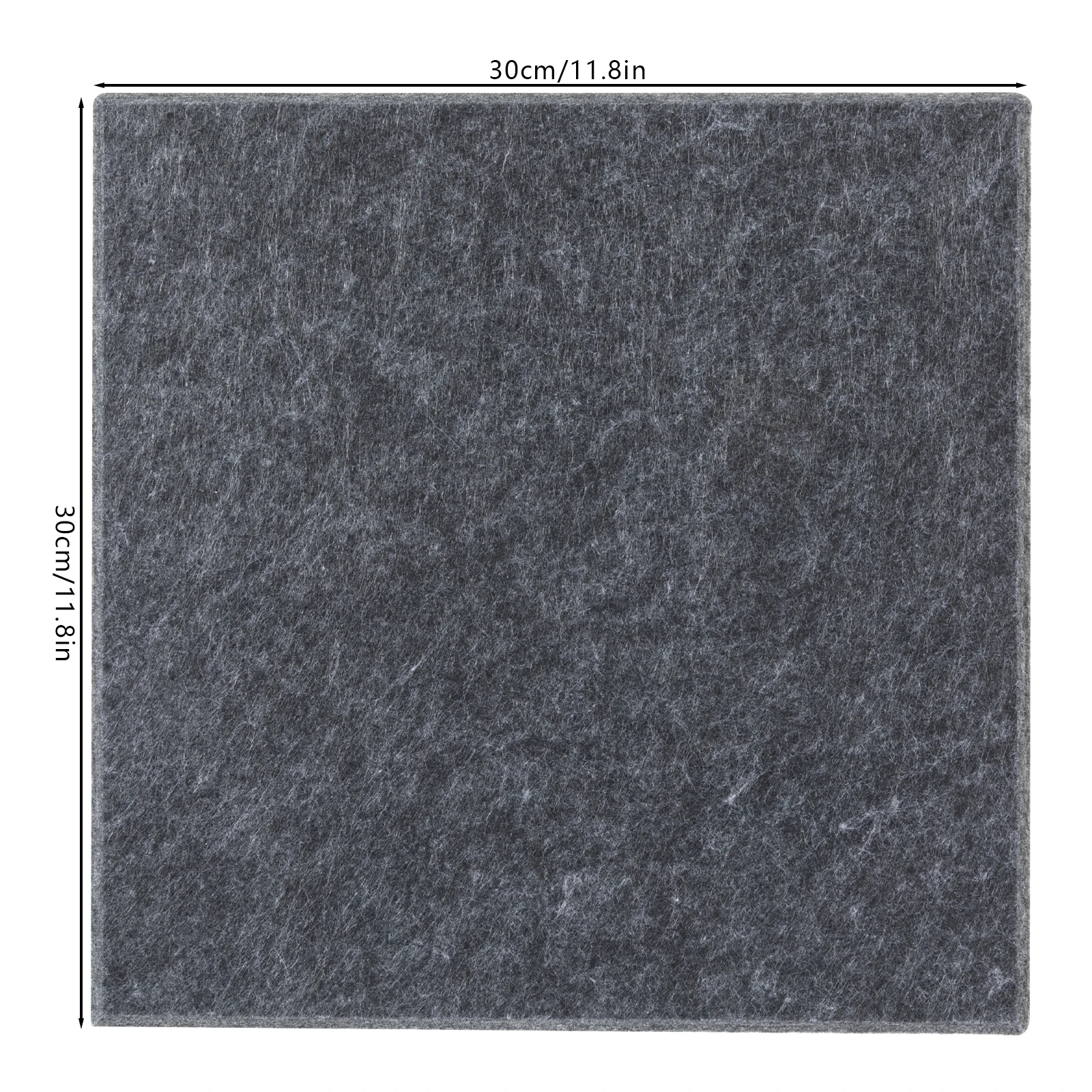 12Pcs High-Density Soundproof Panels Square Dark Grey Sound-Insulating Panels Wall Mount Sound Absorbing Wall Panels