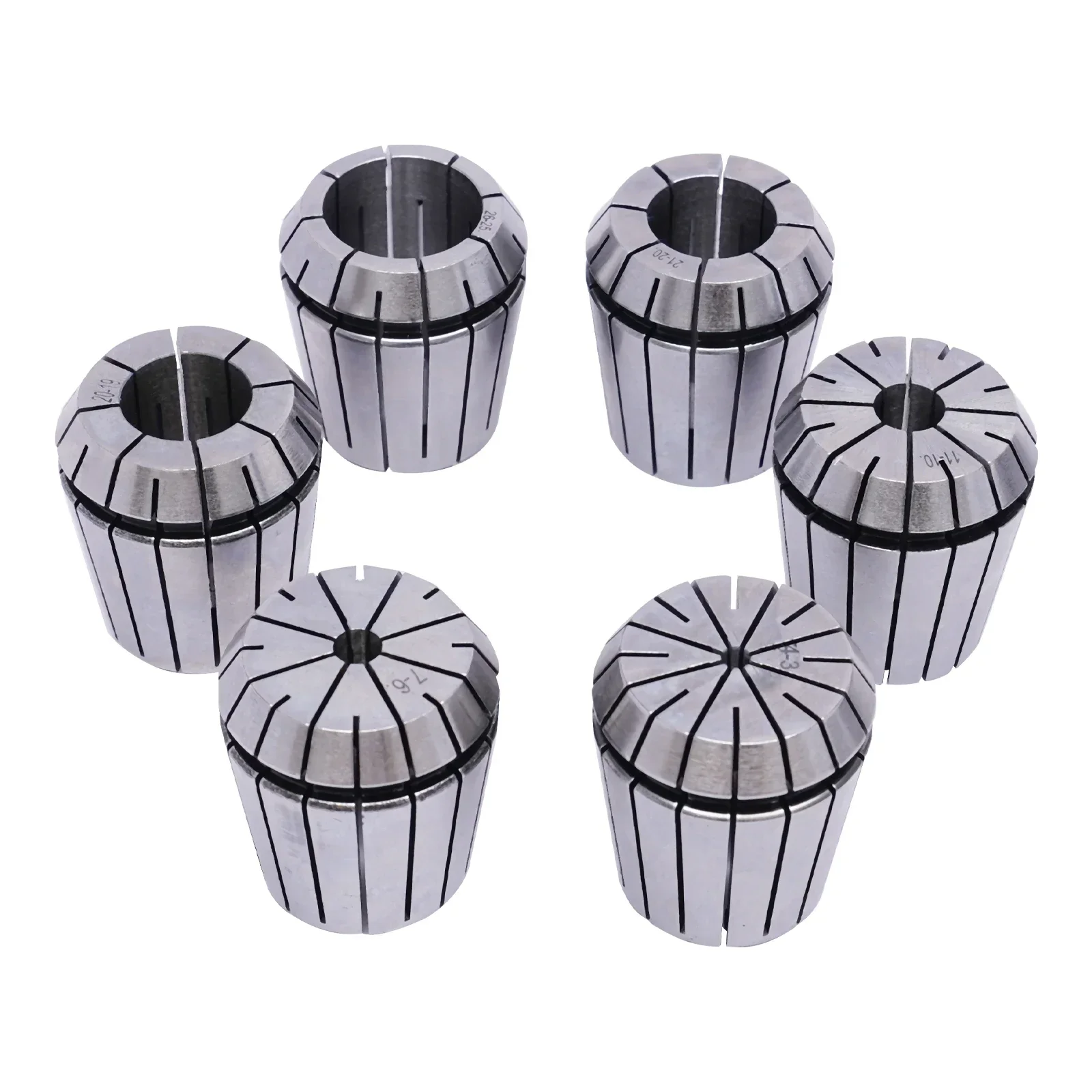 MTB4-ER40 Set 23pcs Clamping Pliers Tool Spring Steel Fixture Kit Diameter 4-26mm for Milling/Drilling Machine, Lathe