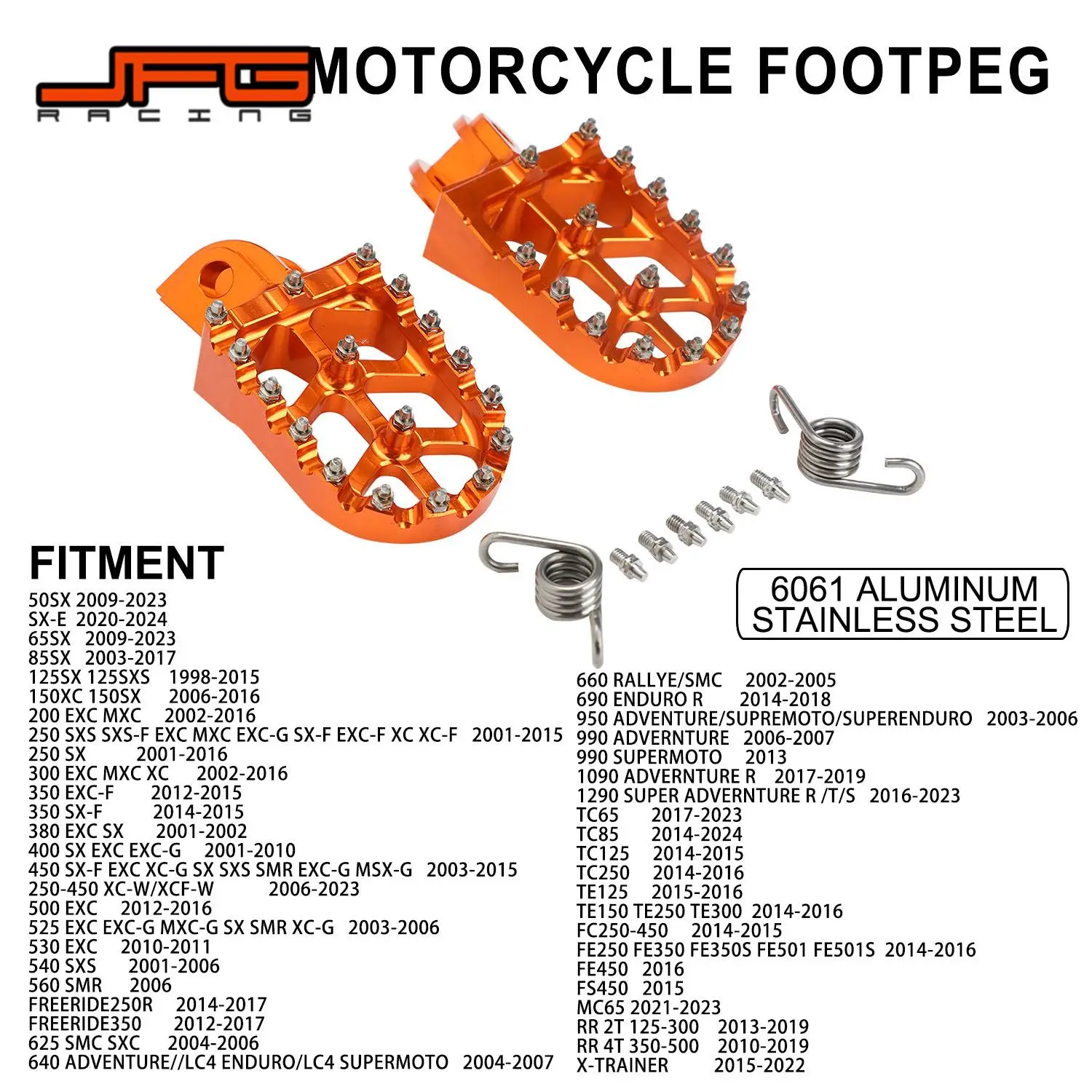 For KTM SX SXF XC XCF EXC EXCF XCW XCFW 125 150 -530 ADVENTURE 950 Motorcycle Footpegs Pin Shift lever Tip Foot Peg Pedals Rest