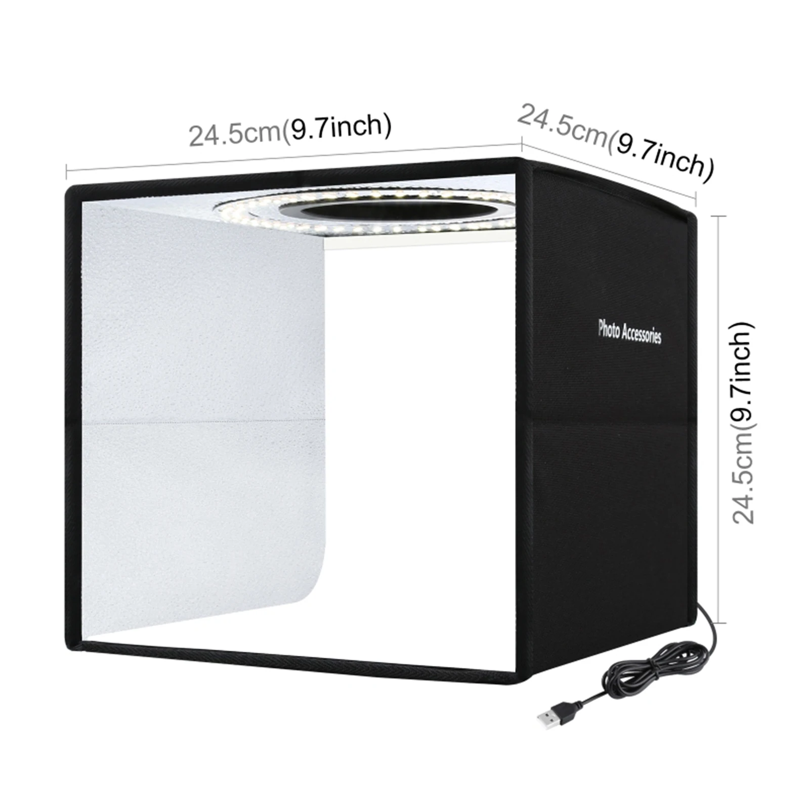 Soft Box Set Portable Folding Photo Lighting Modifier Photography Tent Box with 12 Colors Backdrops Portable Light Box