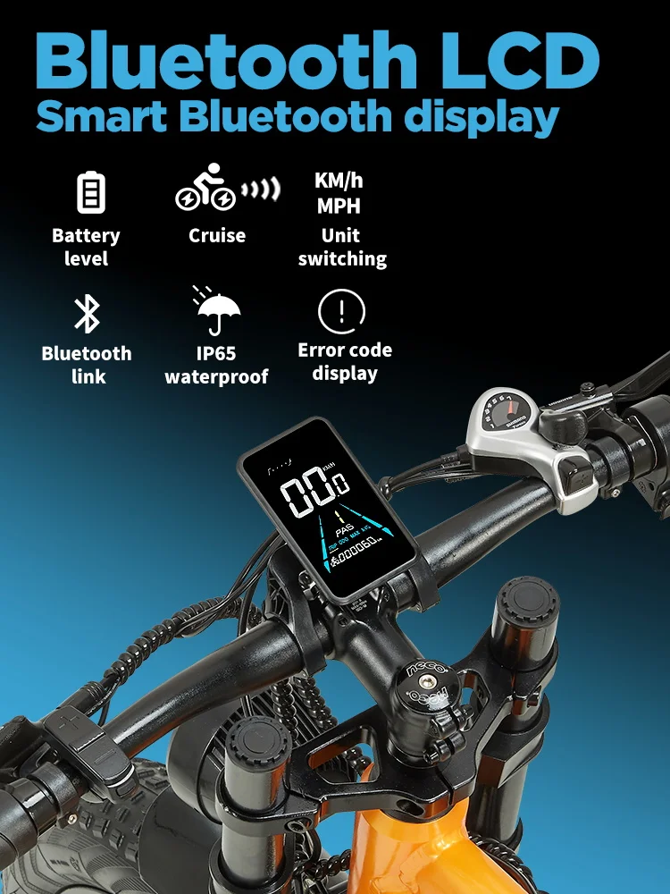 PULUMA PH003 Electric cycle twin Motor 48V20AH Removable Battery 26*4.0 Inch Fat hand Urban Off-Road Electric Bicycle