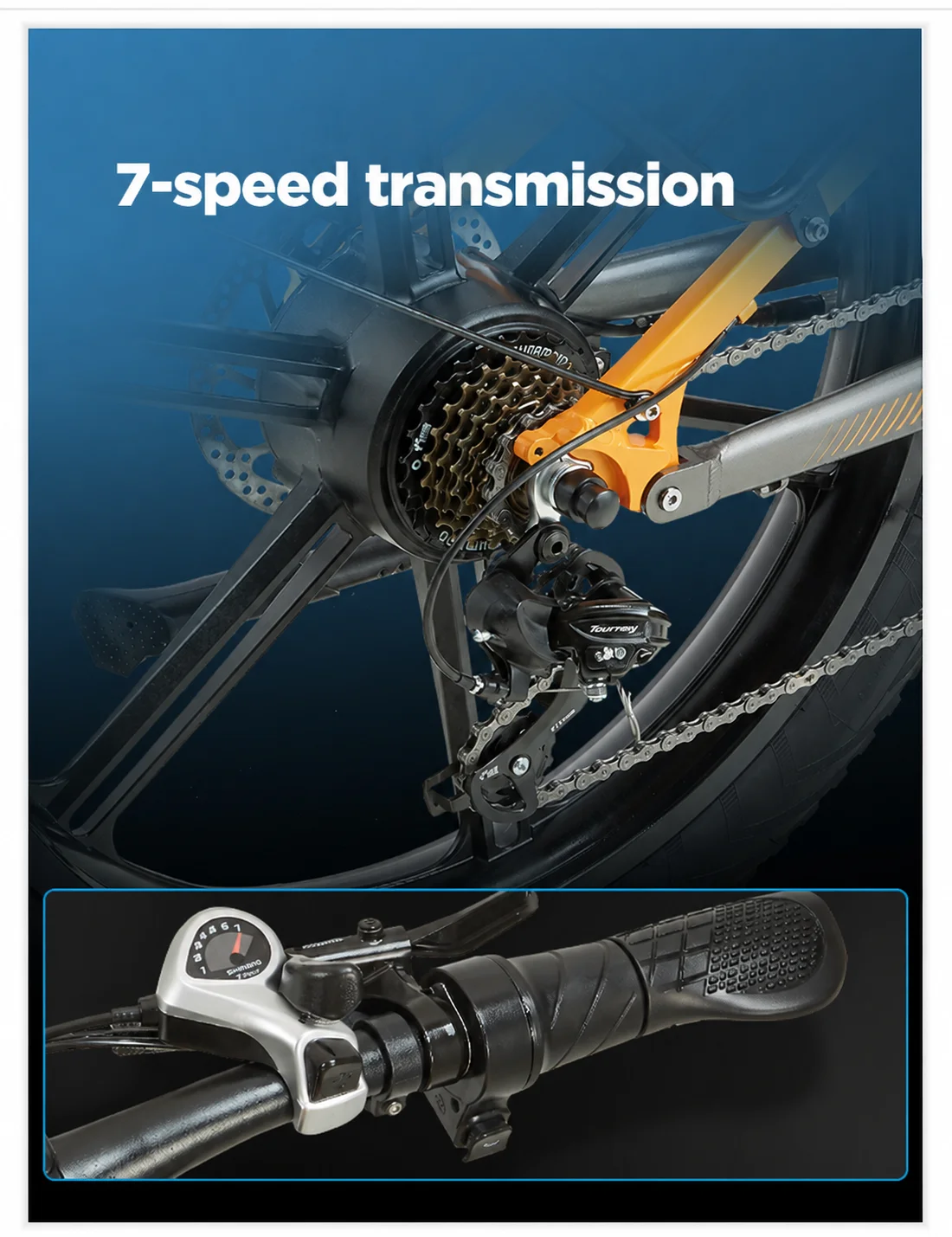 PULUMA PH003 Electric cycle twin Motor 48V20AH Removable Battery 26*4.0 Inch Fat hand Urban Off-Road Electric Bicycle