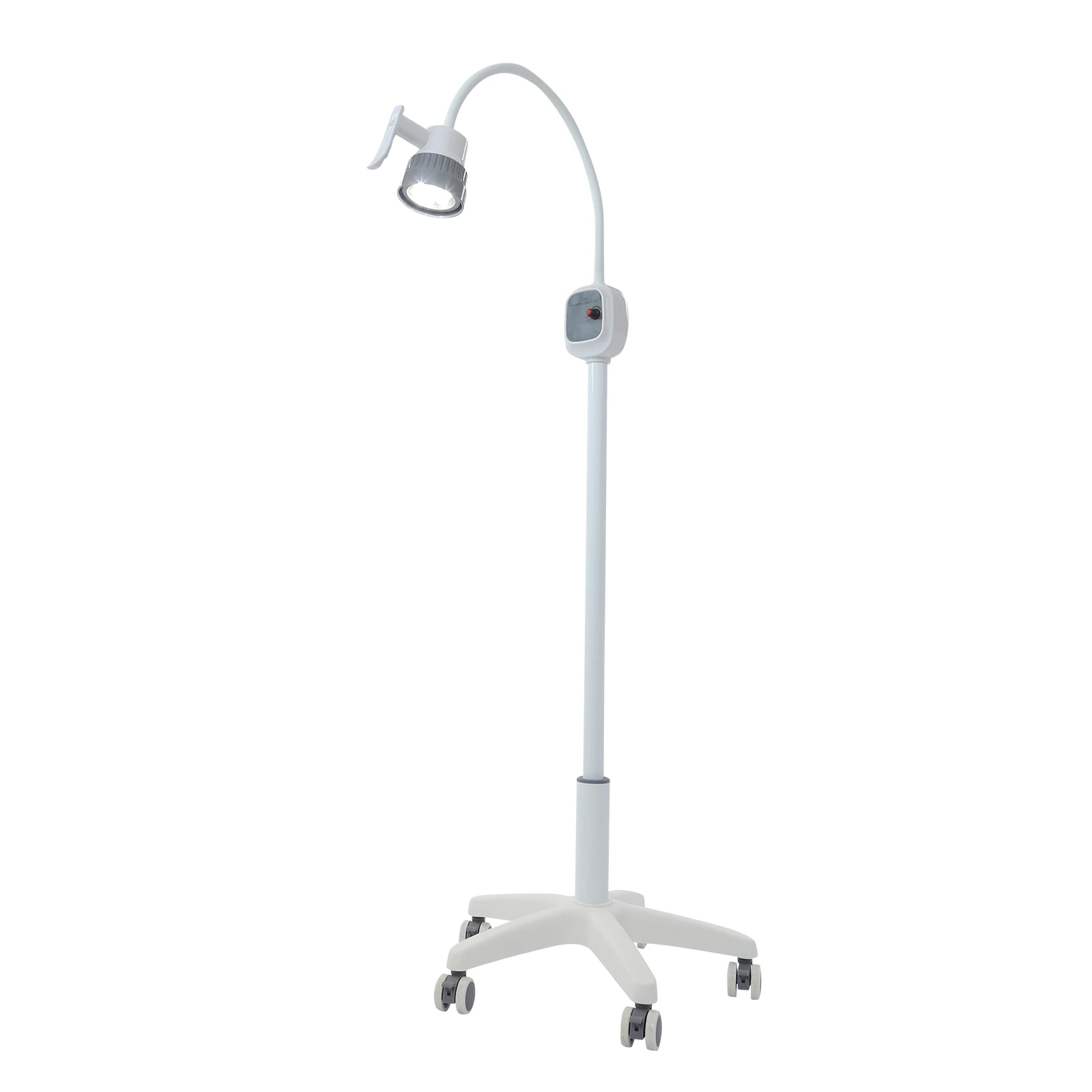 12W Dimmable Examination Lamp Surgical Examination Light 7500Lux LED with 5-Wheel Brake Base for Medical/Dental