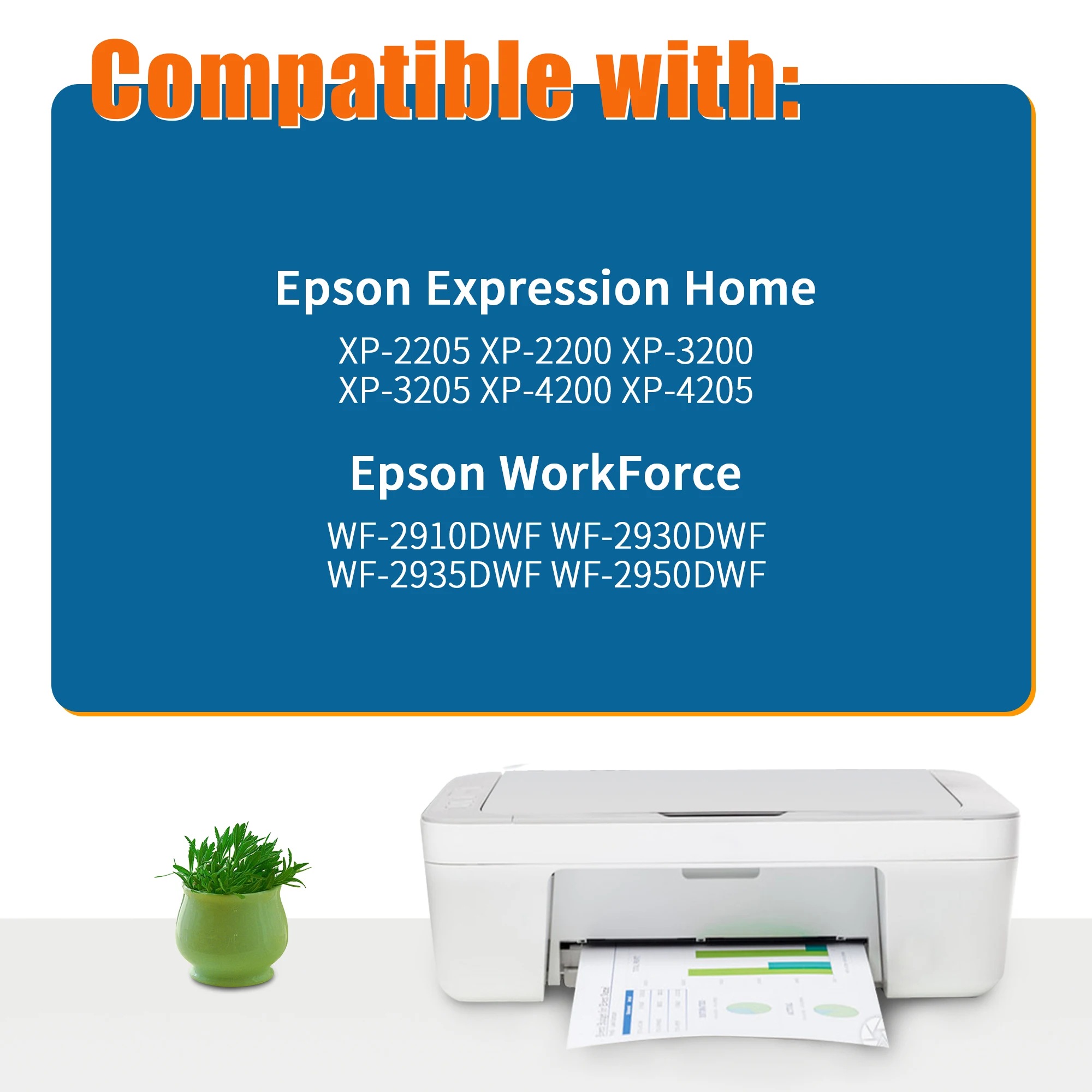 Jhaan 604XL Printer Cartridges Compatible with 604 604XL Cartridges for Expression Home XP-4200 XP-3200 XP-3205 XP-2200