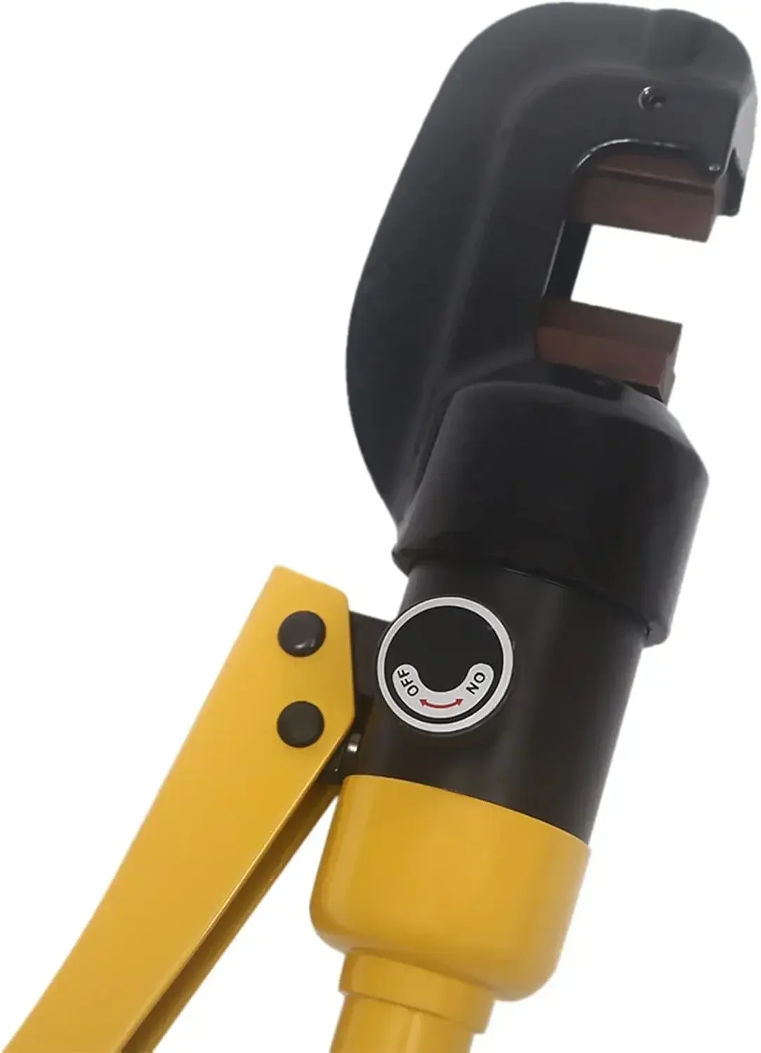 12T Portable Hydraulic Rebar Cutter Steel Bolt Cutting Professional Cutting Tool Hydraulic Rebar Cutter Tool, With Box Yellow