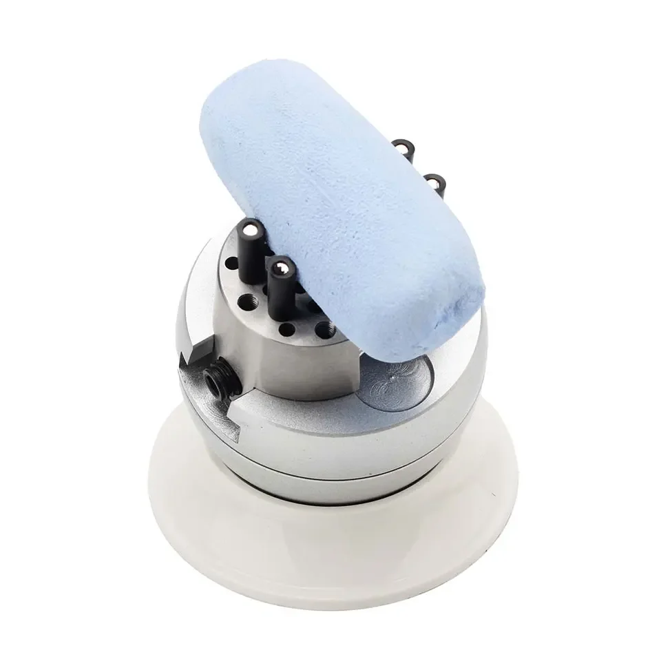 3 Inch 360° Rotating Ball Vise Jewelry Engraving Block Tool for Ring Pendant Stone Setting with Steel Base