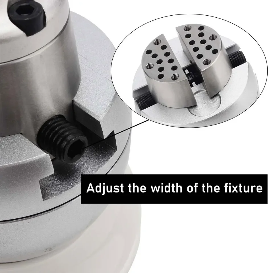 3 Inch 360° Rotating Ball Vise Jewelry Engraving Block Tool for Ring Pendant Stone Setting with Steel Base