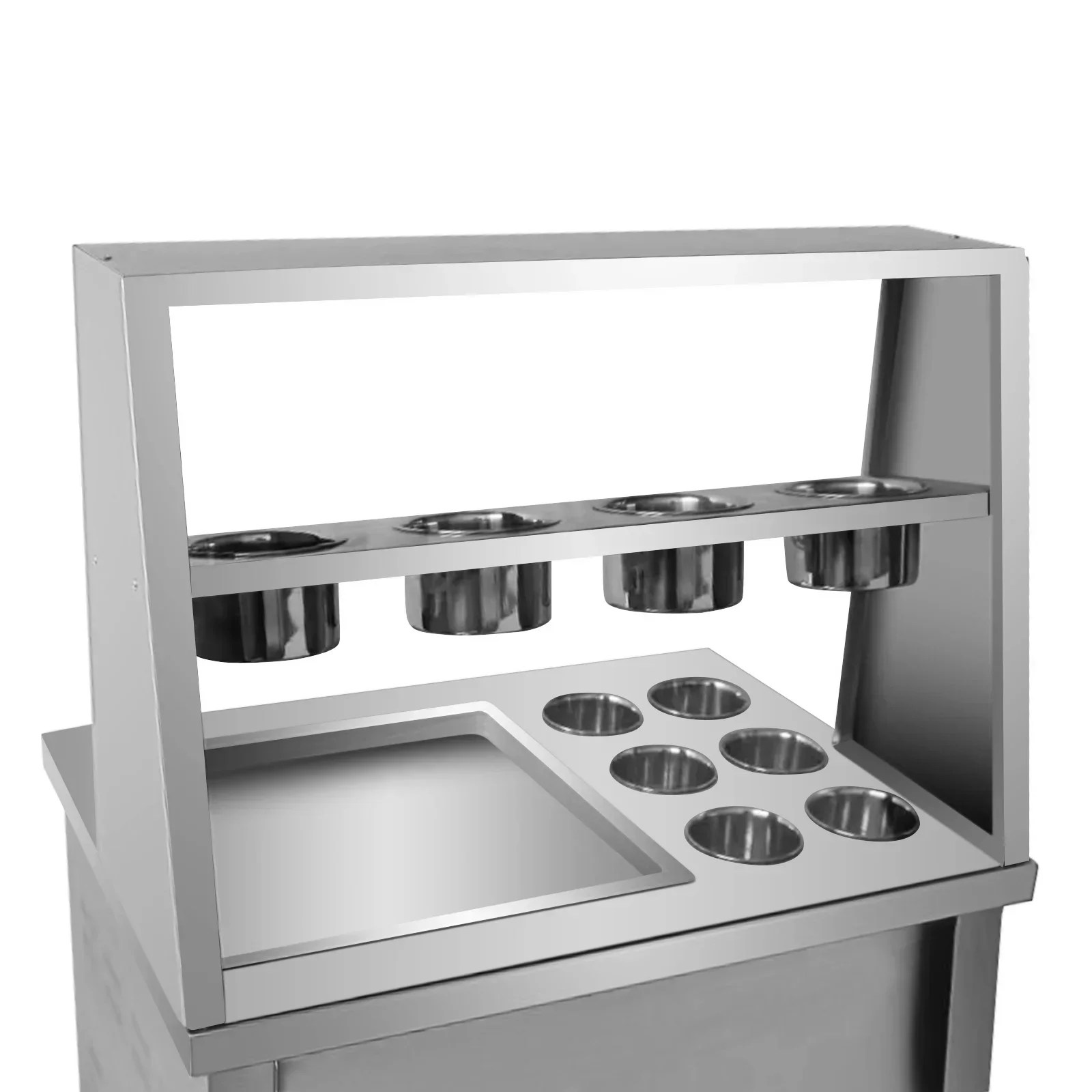SIHAO Ice Cream Stir Fryer Commercial Ice Cream Machine With Compressor And Scraper Used For Ice Cream And Frozen Yogurt