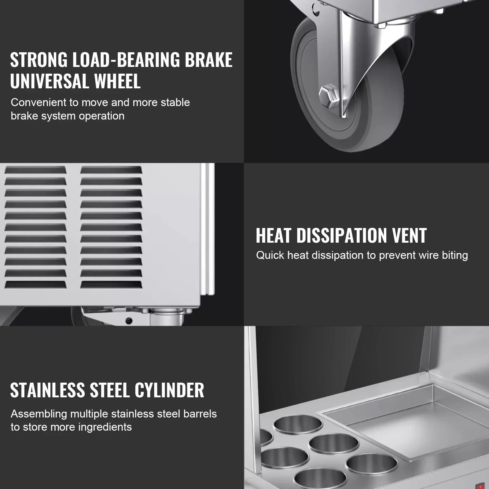 SIHAO Ice Cream Stir Fryer Commercial Ice Cream Machine With Compressor And Scraper Used For Ice Cream And Frozen Yogurt