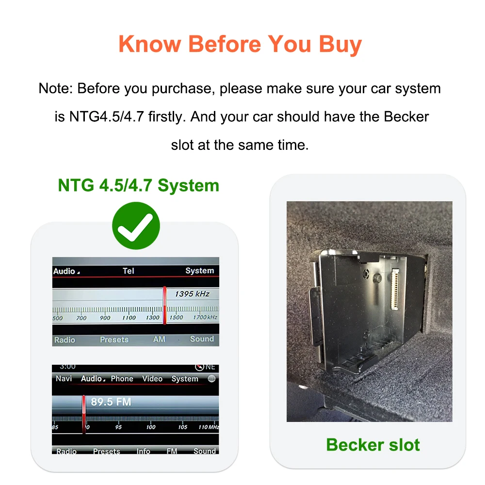 Bonroad Wireless CarPlay For Mercedes Benz A B C E Class W246 W176 GLK W204 X204 ML NTG4.5 Becker Module Android Car AirPlay