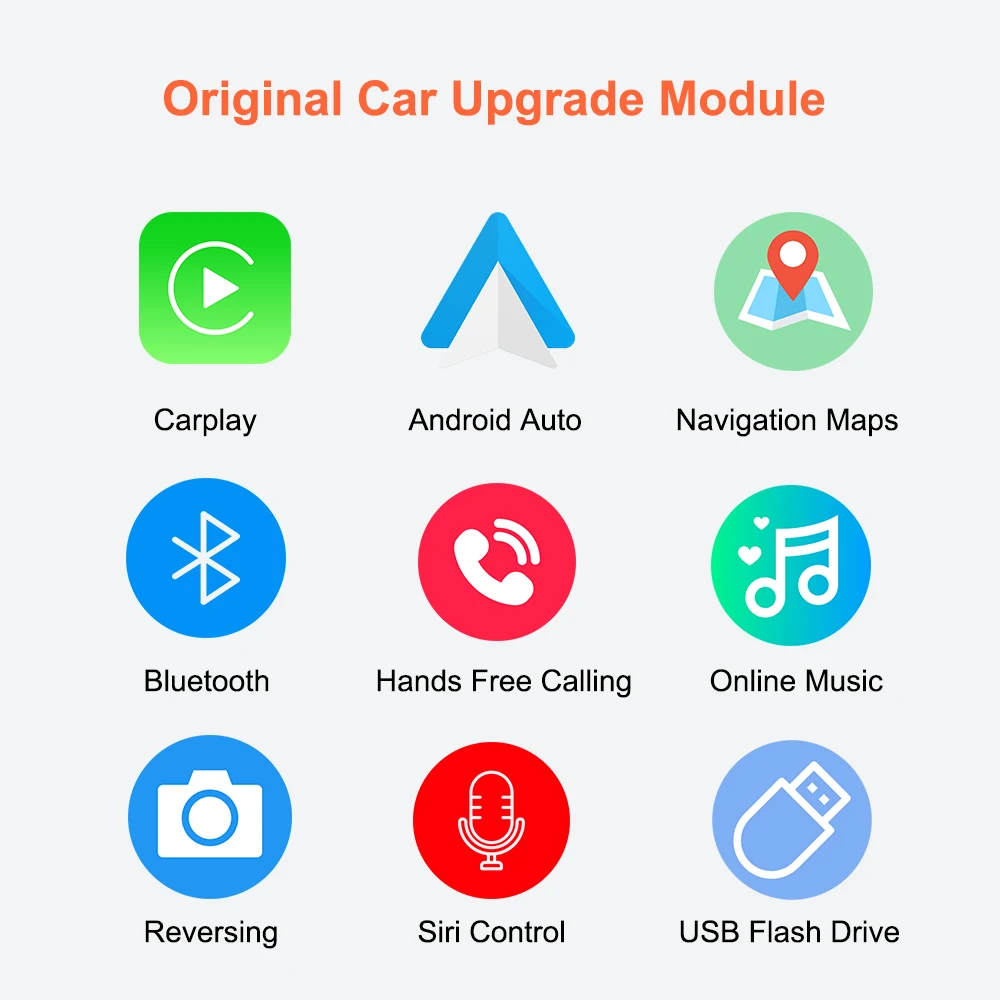 Bonroad Wireless CarPlay For Mercedes Benz A B C E Class W246 W176 GLK W204 X204 ML NTG4.5 Becker Module Android Car AirPlay