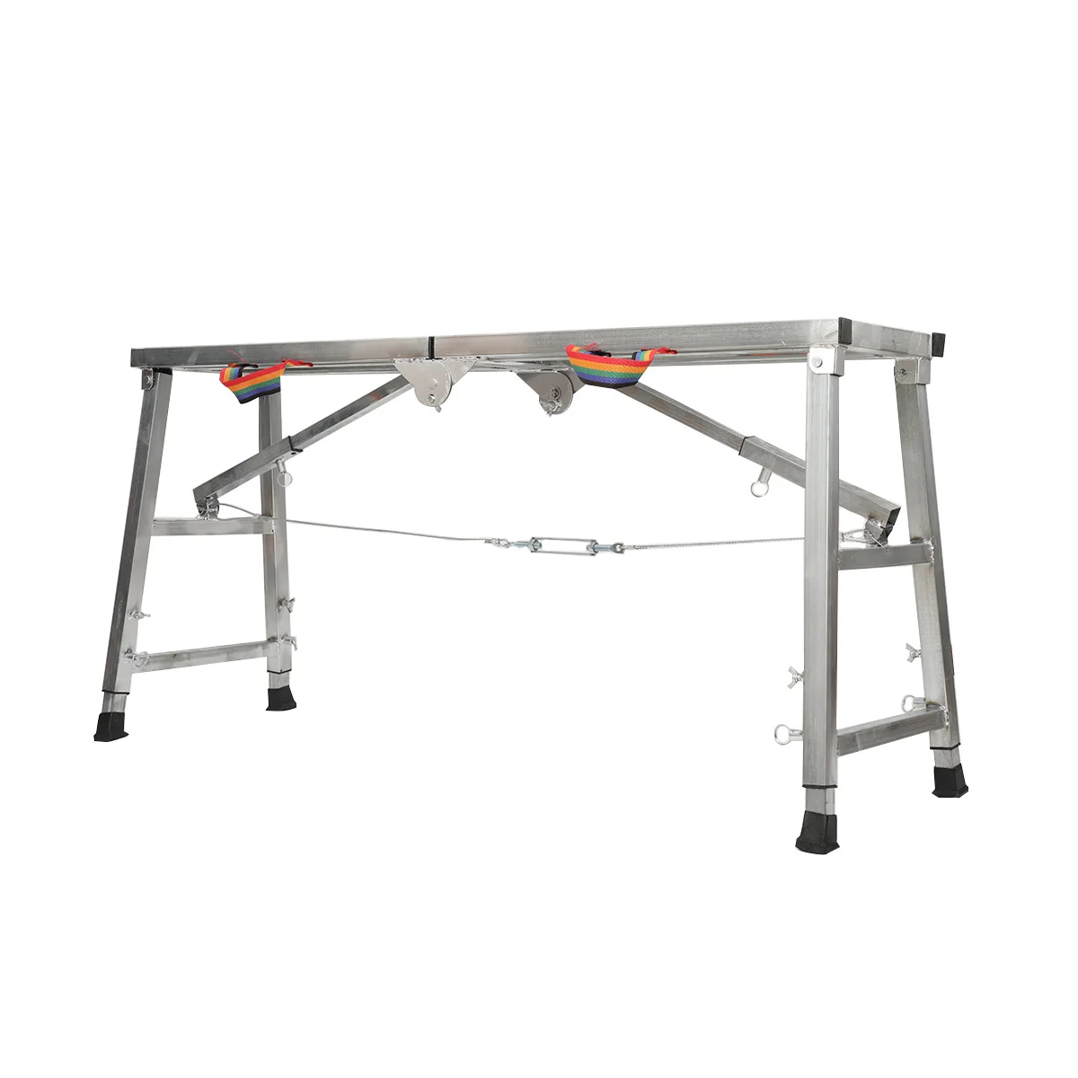 Folding Horse Stool Scaffolding Multifunctional Horse Stool Folding Lifting Decoration Special Thickening Shelf Construction Engineering Ladder