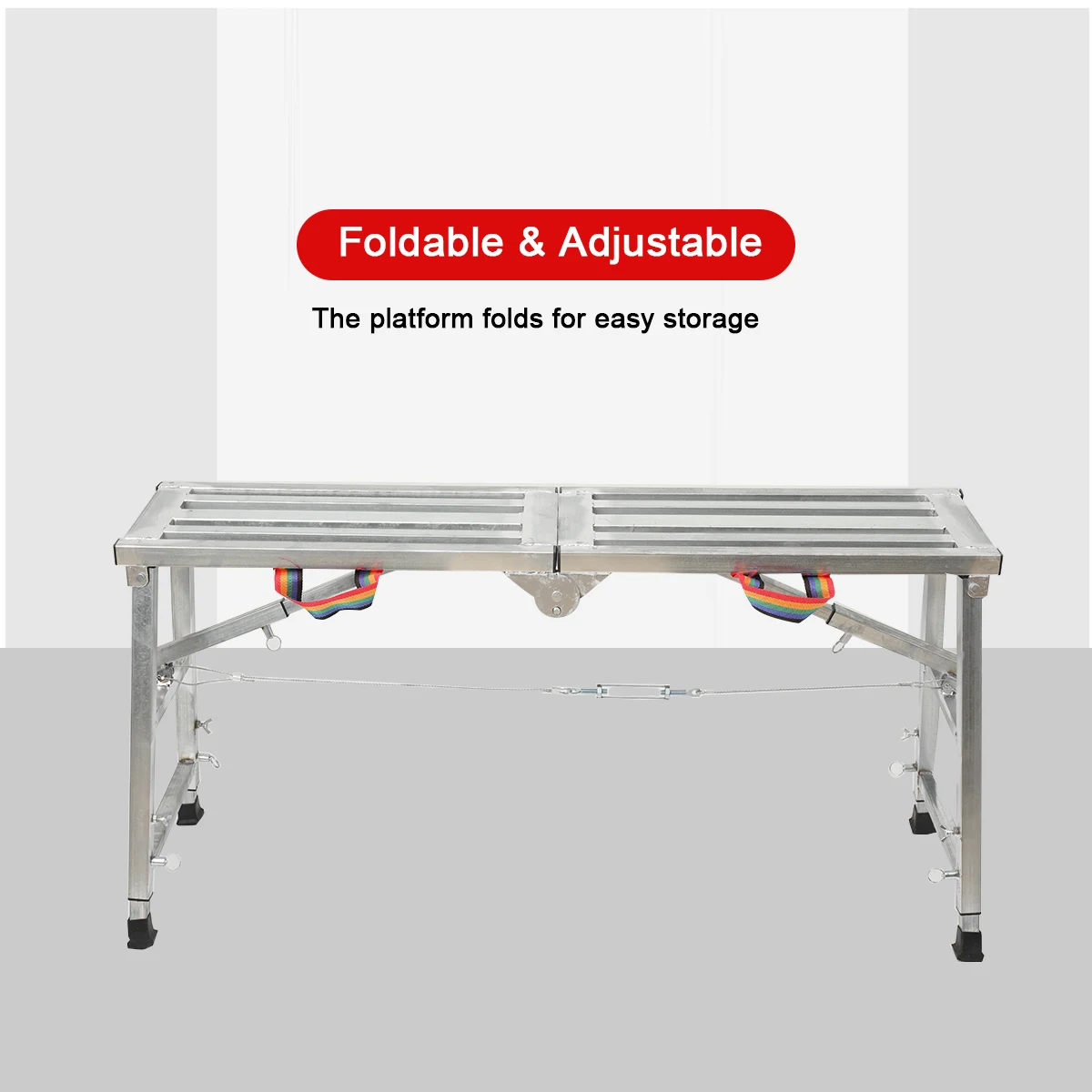 Folding Horse Stool Scaffolding Multifunctional Horse Stool Folding Lifting Decoration Special Thickening Shelf Construction Engineering Ladder