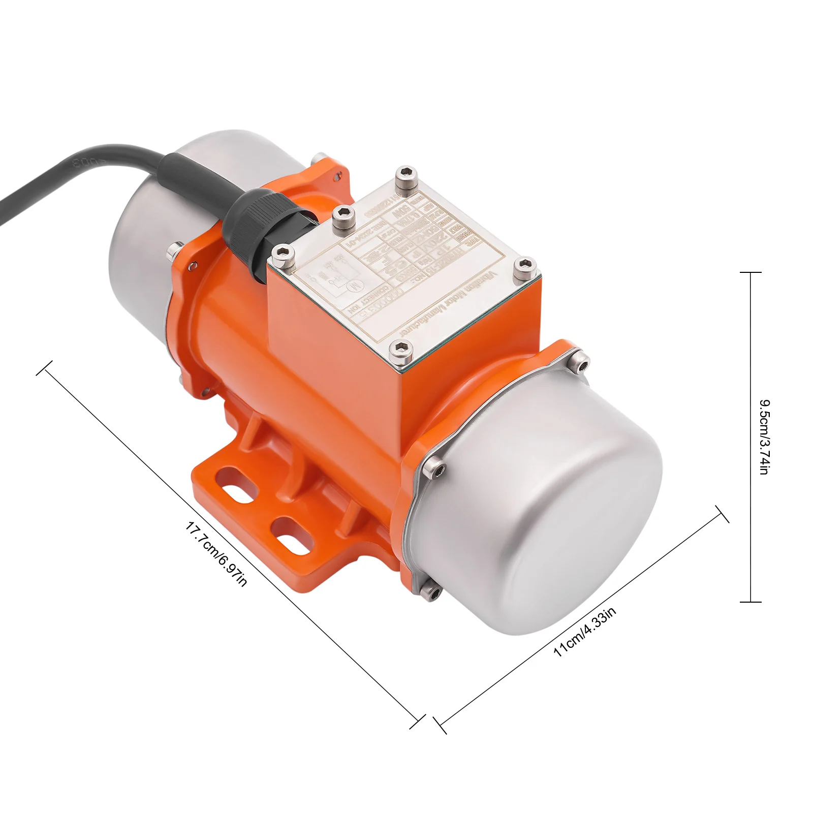 50W Vibration Motor Brushless High-speed Motor 1000~3000rpm Adjustable Speed IP65