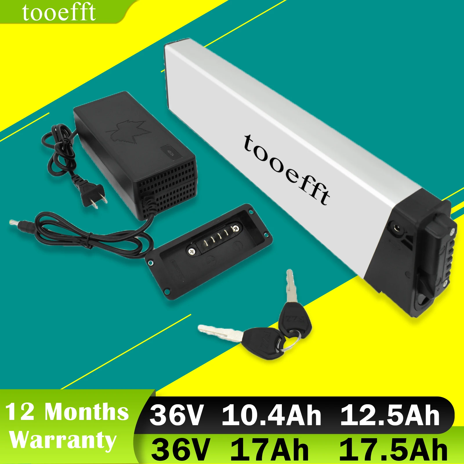 L430mm DCH-006 36V 10.4Ah 12.5Ah 17.5Ah Folding Bike Battery for ADO A20F FIIDO M1 HOVERBOT "CB-8 OPTIMUS