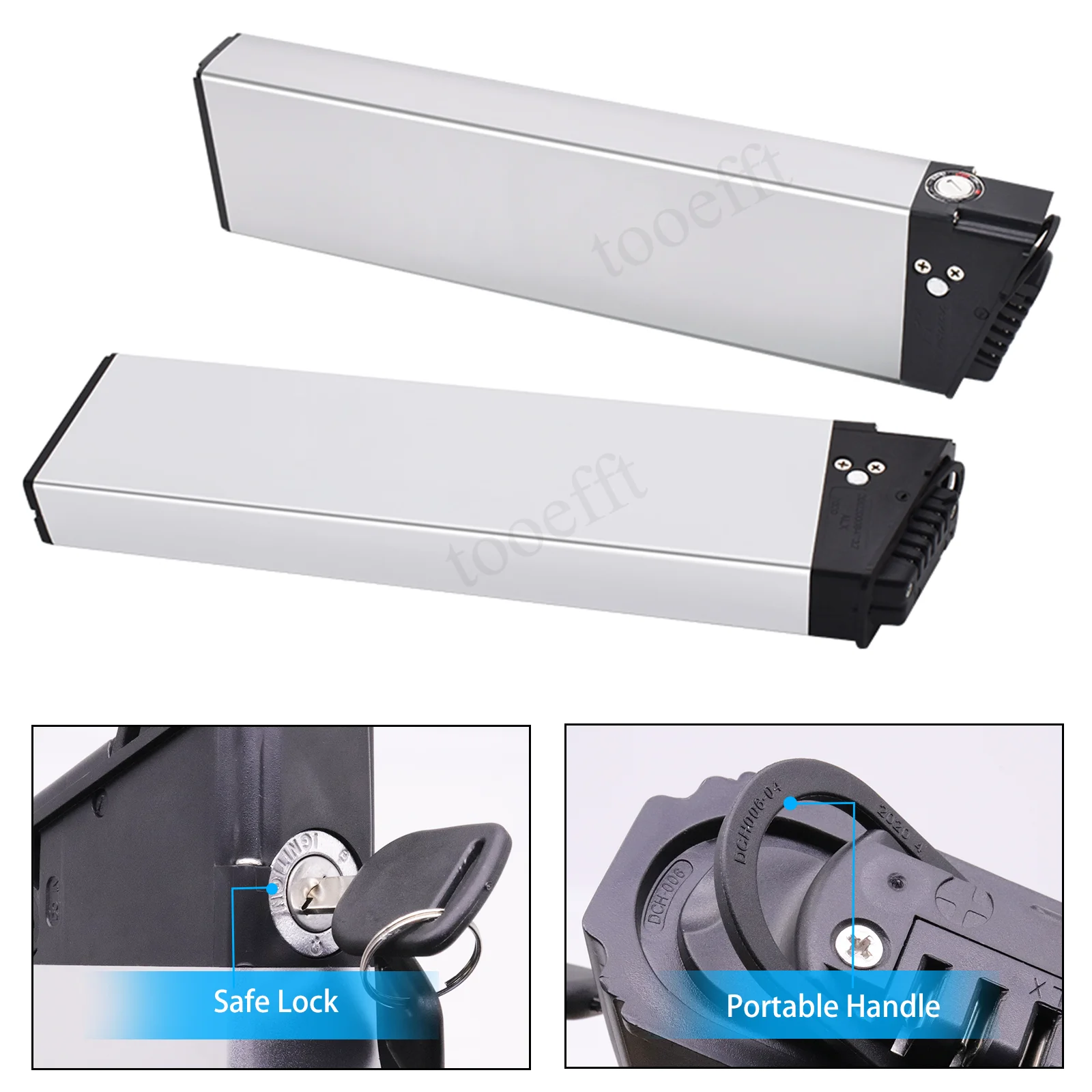 L430mm DCH-006 36V 10.4Ah 12.5Ah 17.5Ah Folding Bike Battery for ADO A20F FIIDO M1 HOVERBOT "CB-8 OPTIMUS