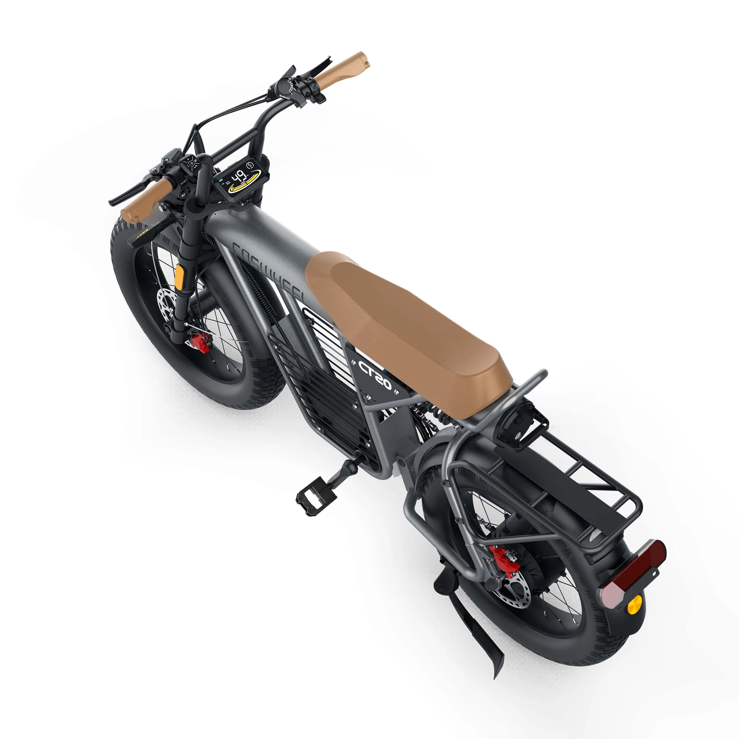 Coswheel Electric Bike CT20 1500W 48V 25AH Motorcycle 20Inch Fatbike Ebike Mountain bike Bikes Adult Electric Bicycle Free VAT