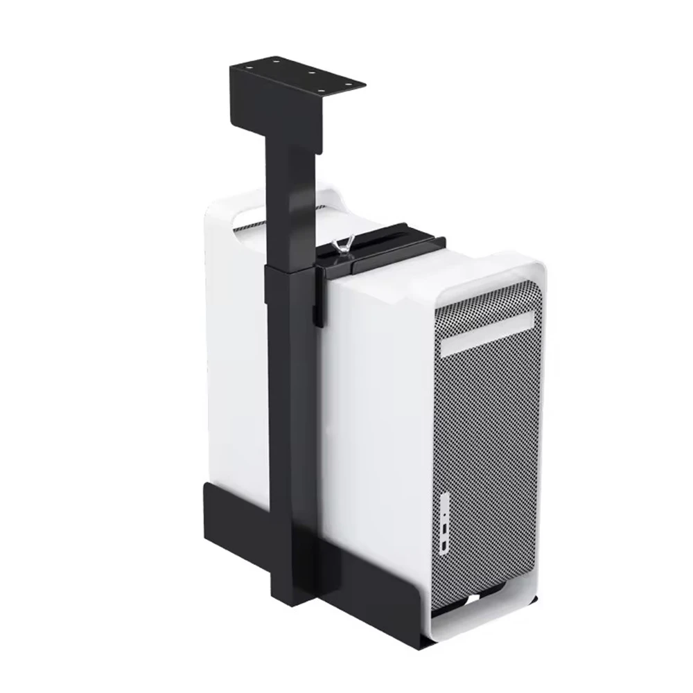 Universal Under Desk Wall Side CPU Stand PC Case Holder Adjustable Computer Mainframe Metal Hanger Host Lift Stand Bracket Rack