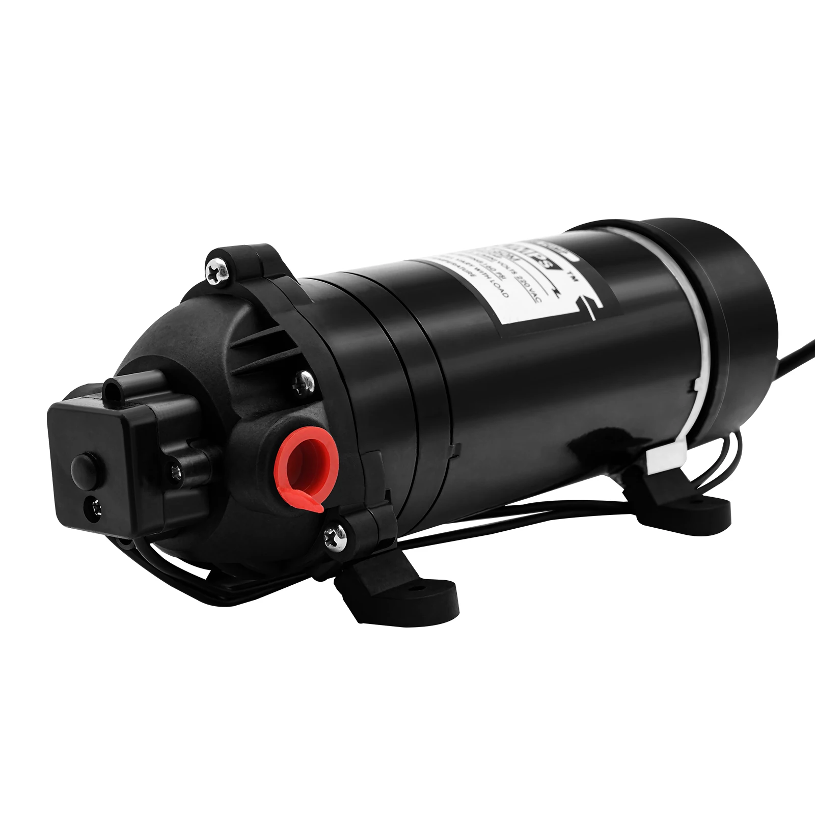 120W 160PSI Electric Water Transfer Pump 1.4 GPM Self-Priming Diaphragm Pump for Pressure Washer RV Agricultural Sprayer