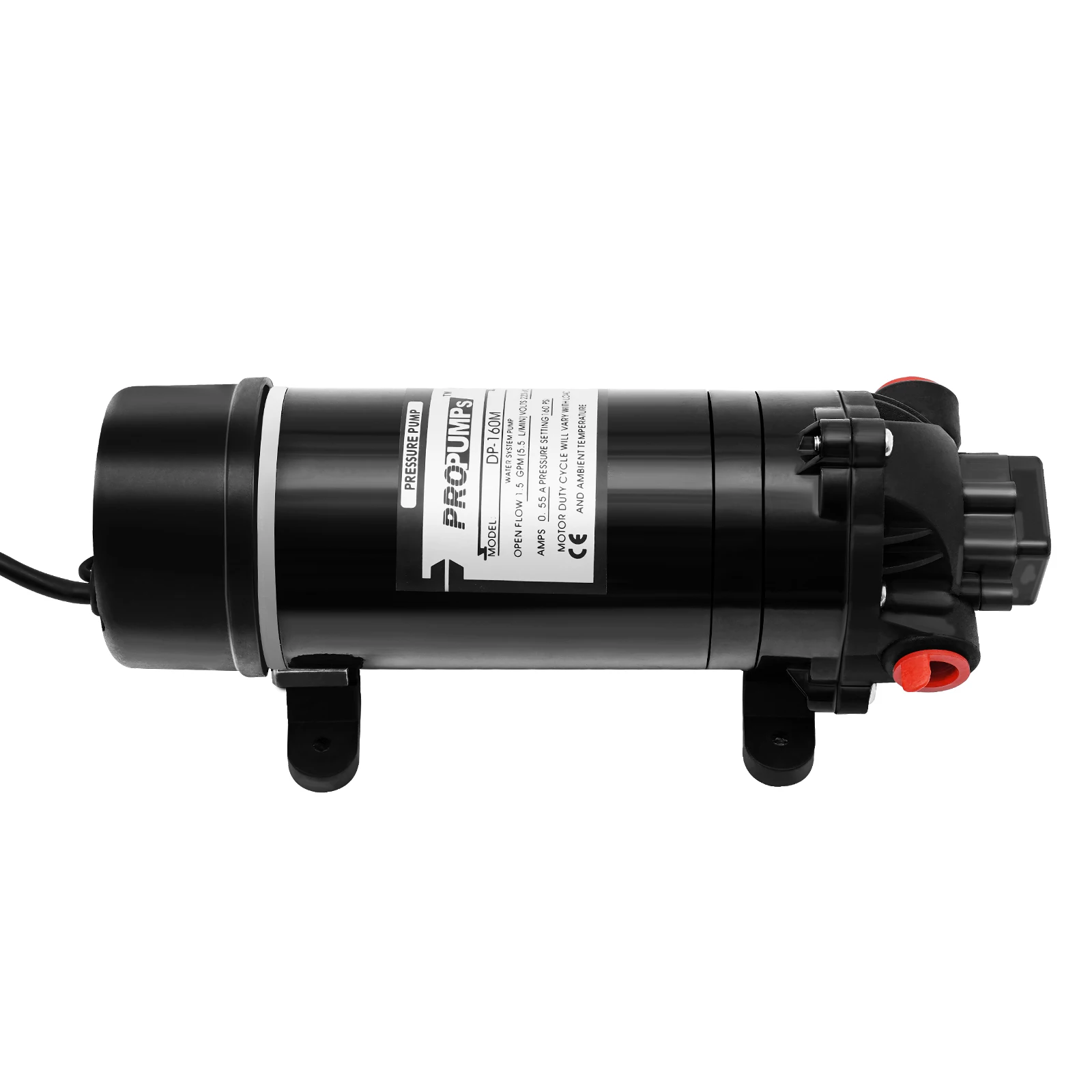 120W 160PSI Electric Water Transfer Pump 1.4 GPM Self-Priming Diaphragm Pump for Pressure Washer RV Agricultural Sprayer