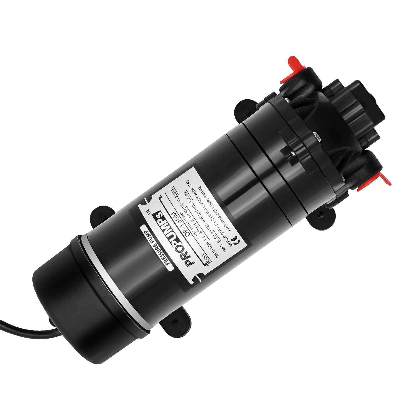 120W 160PSI Electric Water Transfer Pump 1.4 GPM Self-Priming Diaphragm Pump for Pressure Washer RV Agricultural Sprayer