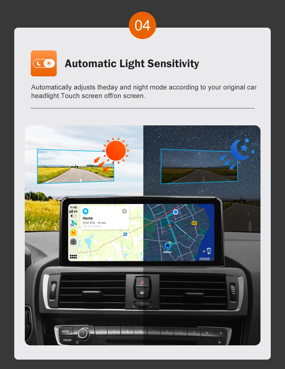 AUTOTOP 10.25" 1920*720 Wireless Carplay Multimedia for BMW F30 F31 F32 F33 F34 F35 F20 F21 F22 NBT Android Auto Car Radio GPS