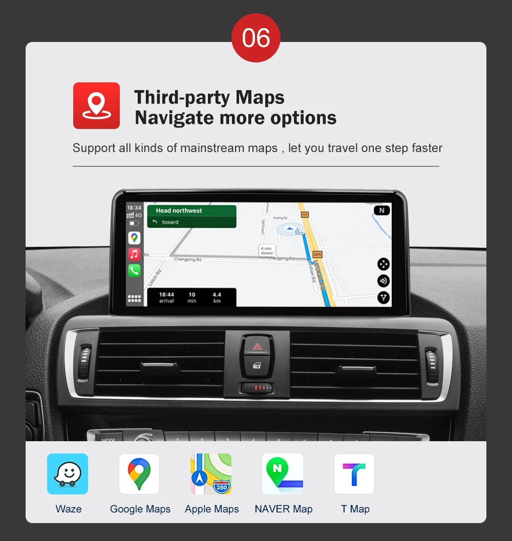 AUTOTOP 10.25" 1920*720 Wireless Carplay Multimedia for BMW F30 F31 F32 F33 F34 F35 F20 F21 F22 NBT Android Auto Car Radio GPS