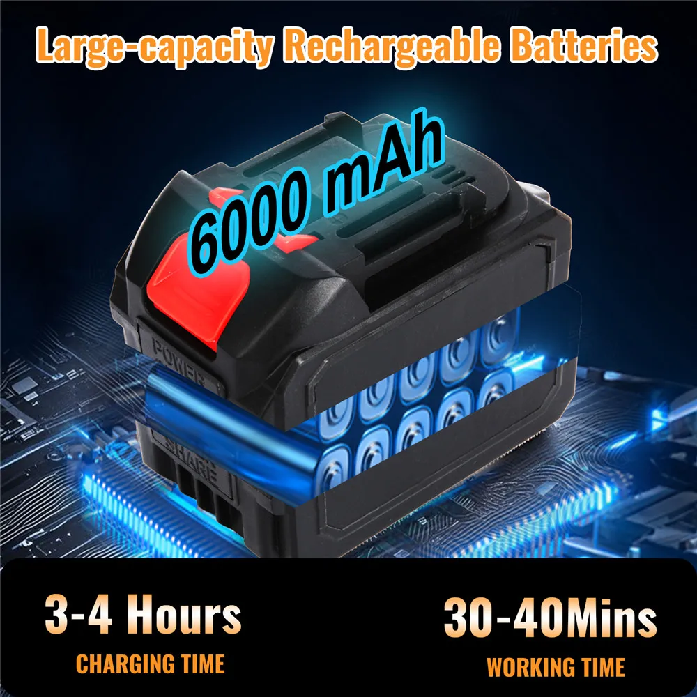 380W Electric High Pressure Washer rechargable Car Wash Gun Cordless Electric Water Gun Foam Machine for Makita 21V Battery