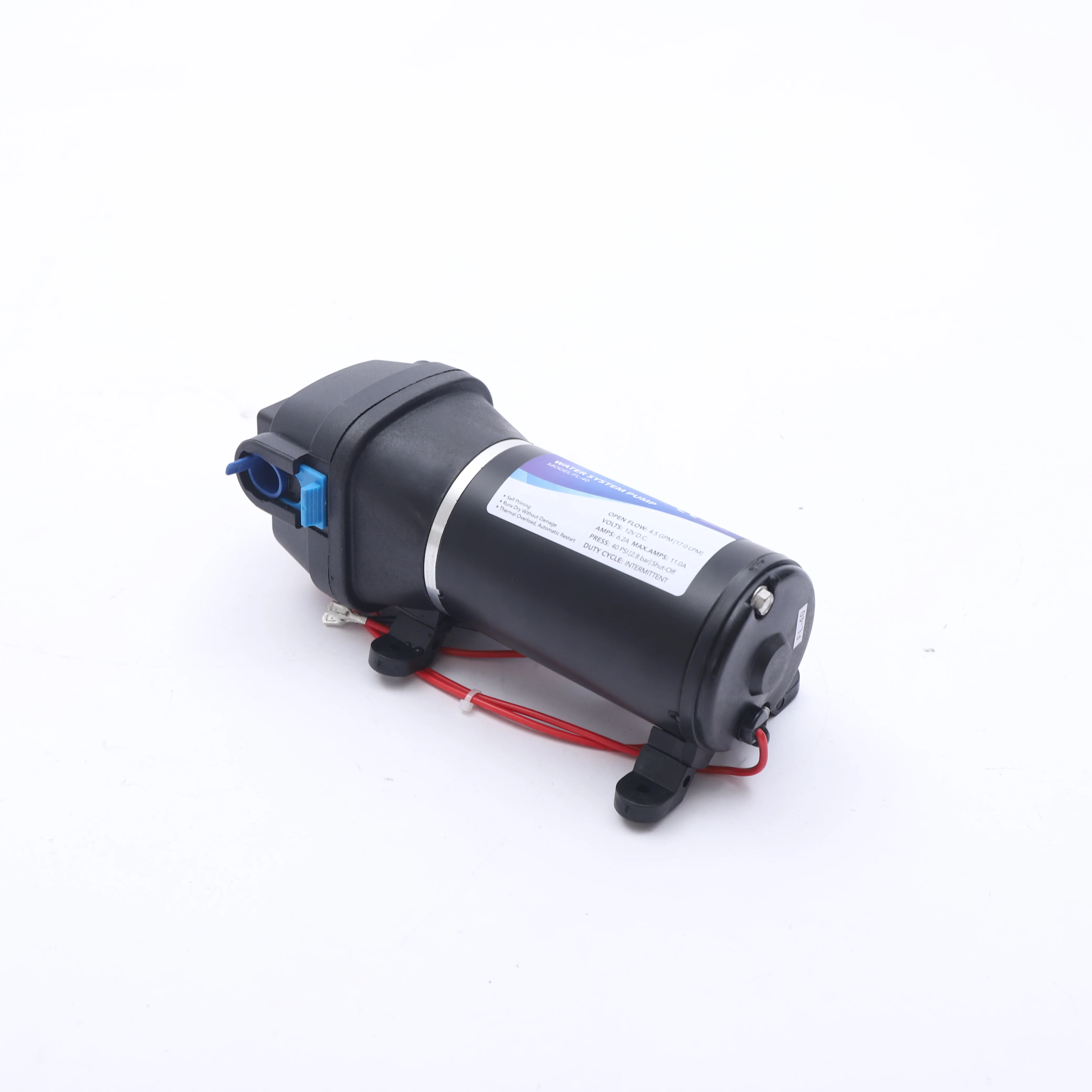 12V Electric Water Transfer Pump 28m Lift Booster Pump With Filter Self-priming Diaphragm Pump With Automatic Pressure Switch