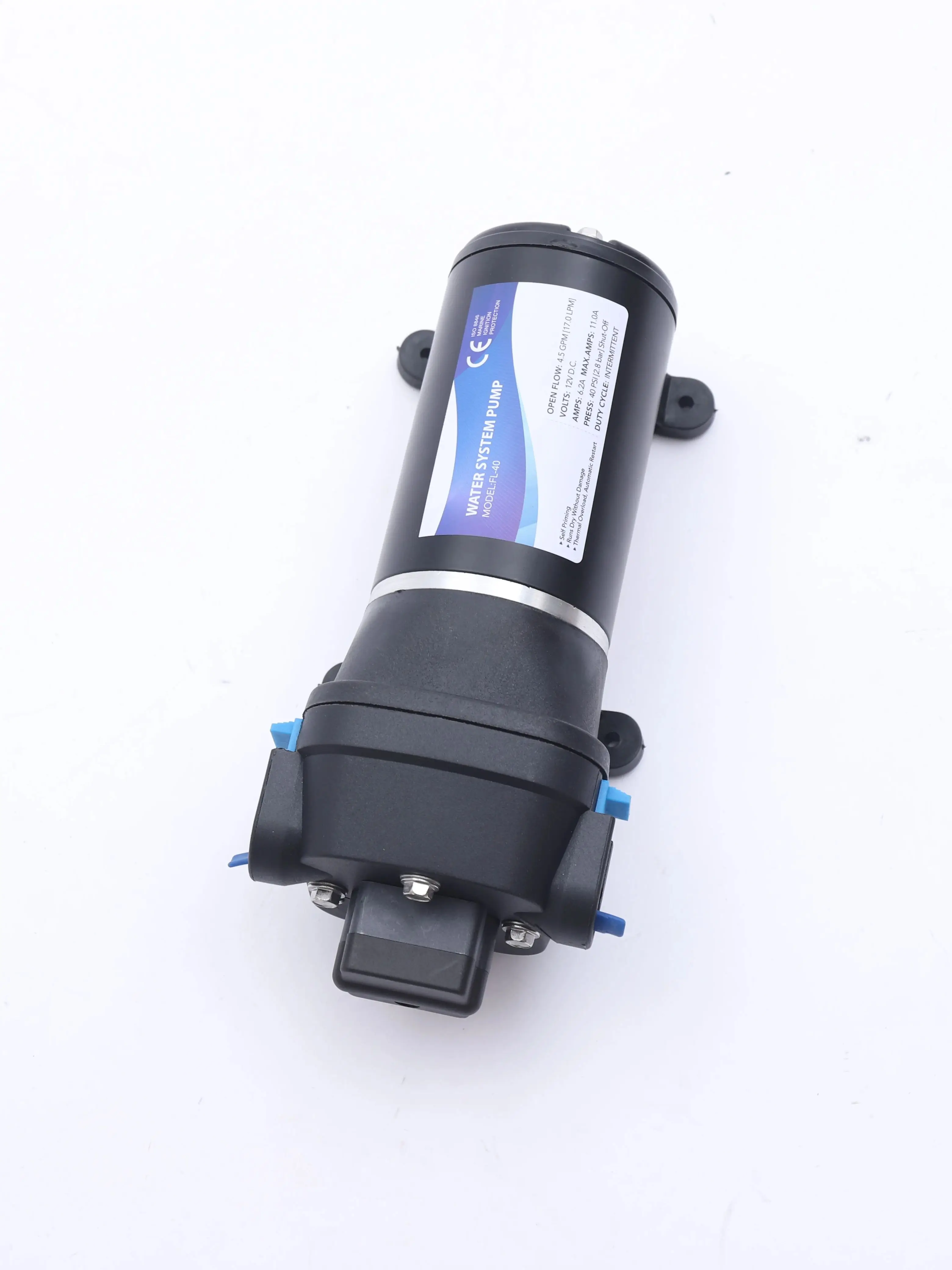12V Electric Water Transfer Pump 28m Lift Booster Pump With Filter Self-priming Diaphragm Pump With Automatic Pressure Switch