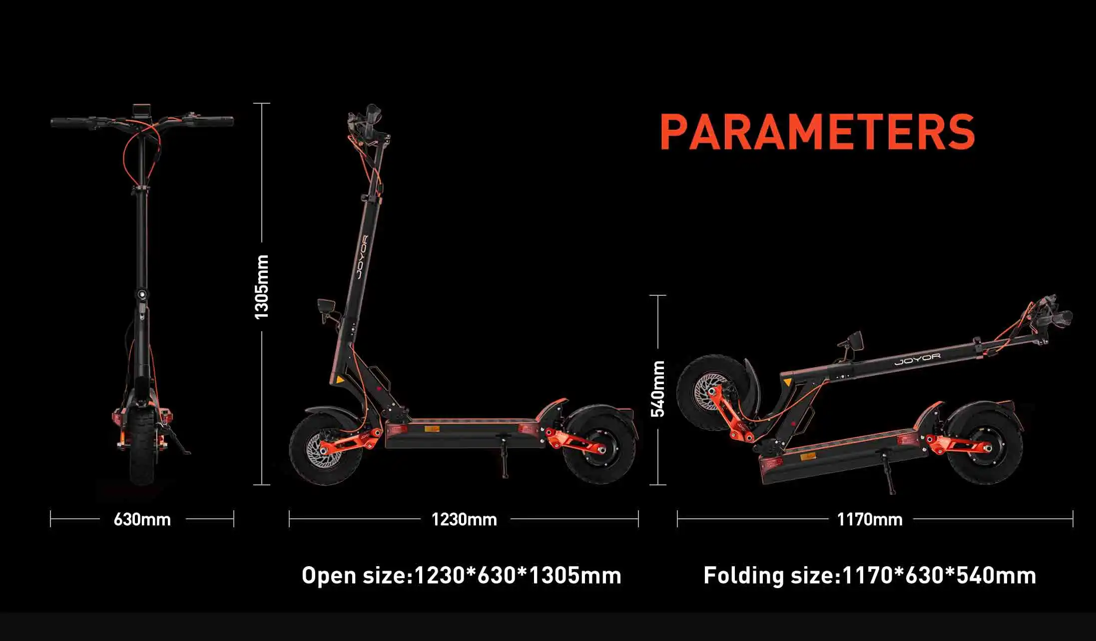 JOYOR T6 Electric Scooter Adults 48V 18AH Battery with Turn Signal Lights Foldable E Scooter for Urban Commute EU Standard Powerful Safe Fast Adult Escooter