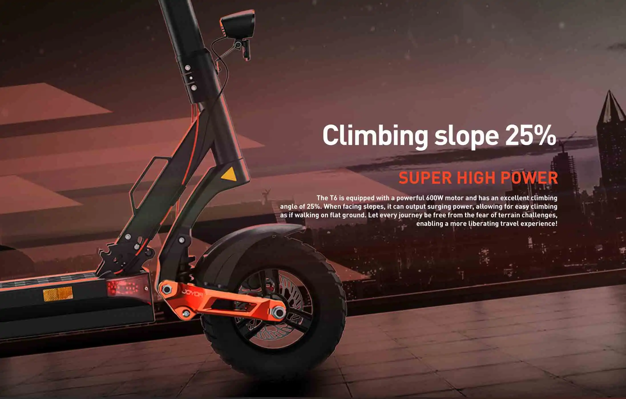 JOYOR T6 Electric Scooter Adults 48V 18AH Battery with Turn Signal Lights Foldable E Scooter for Urban Commute EU Standard Powerful Safe Fast Adult Escooter