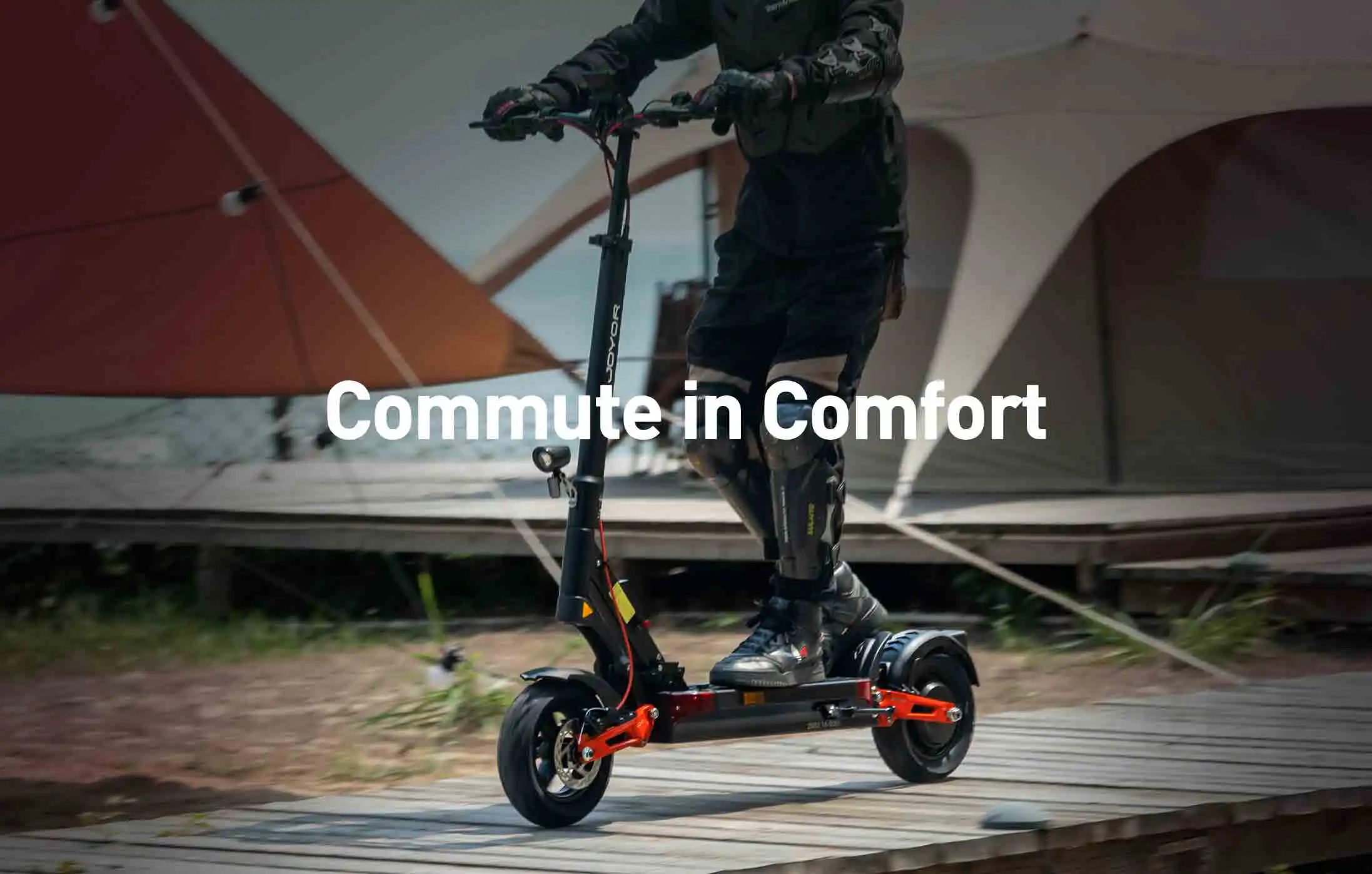 JOYOR T6 Electric Scooter Adults 48V 18AH Battery with Turn Signal Lights Foldable E Scooter for Urban Commute EU Standard Powerful Safe Fast Adult Escooter