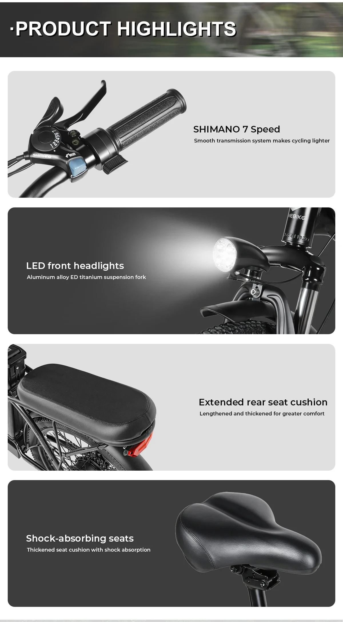 SAMEBIKE CY20 Folding Electric cycle 350W Motor 36V 12AH Removable Lithium Battery Adult driving Bike 20-inch is shooting City Ebike