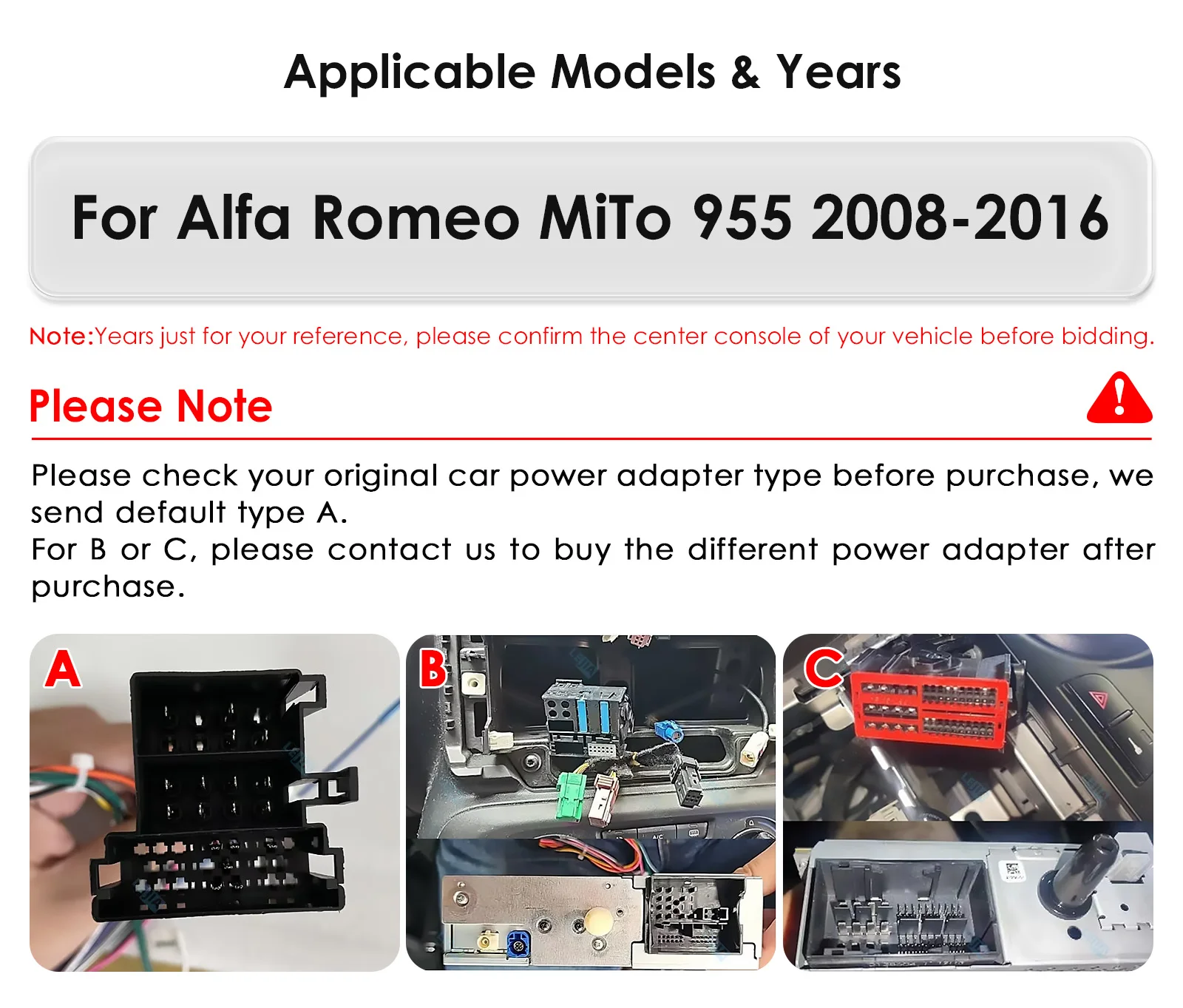 Hizpo Car Intelligent Systems For Alfa Romeo Mito 955 2008 -2016 GPS Wireless CarPlay Android Auto Radio Multimedia 8 Core DSP