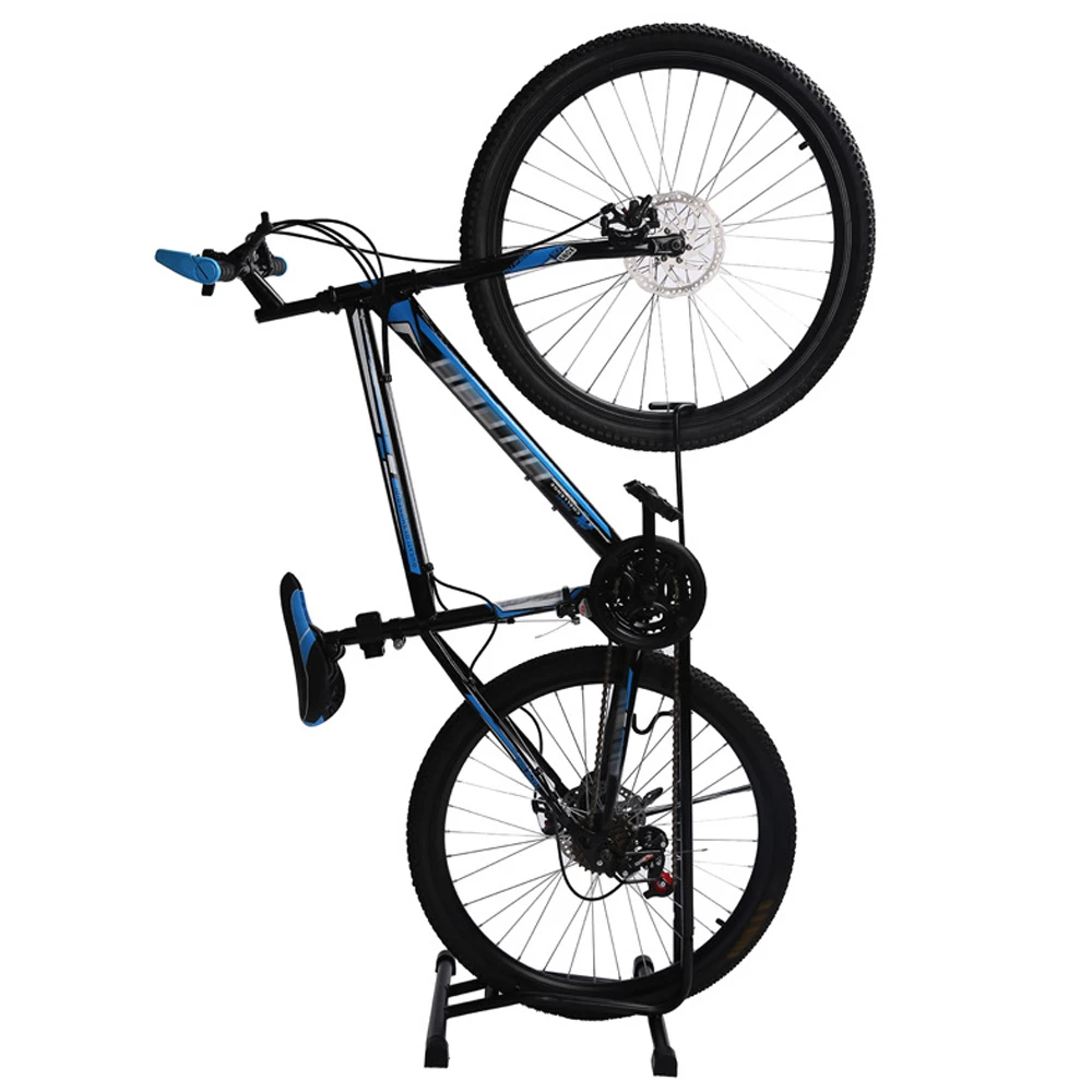 Bicycle Floor Parking Rack Bike Indoor Garage Storage Bike Repair Stand Maintenance Holder Rack for Mountain MTB Bike 2023