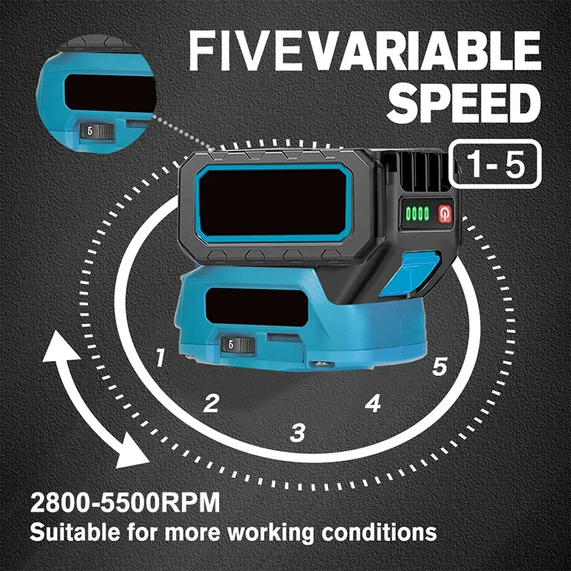 Brushless 5 Speed Wood Router Tool Cordless Milling Engraving Slotting Machine Woodworking Trimming Machine for Makita Battery