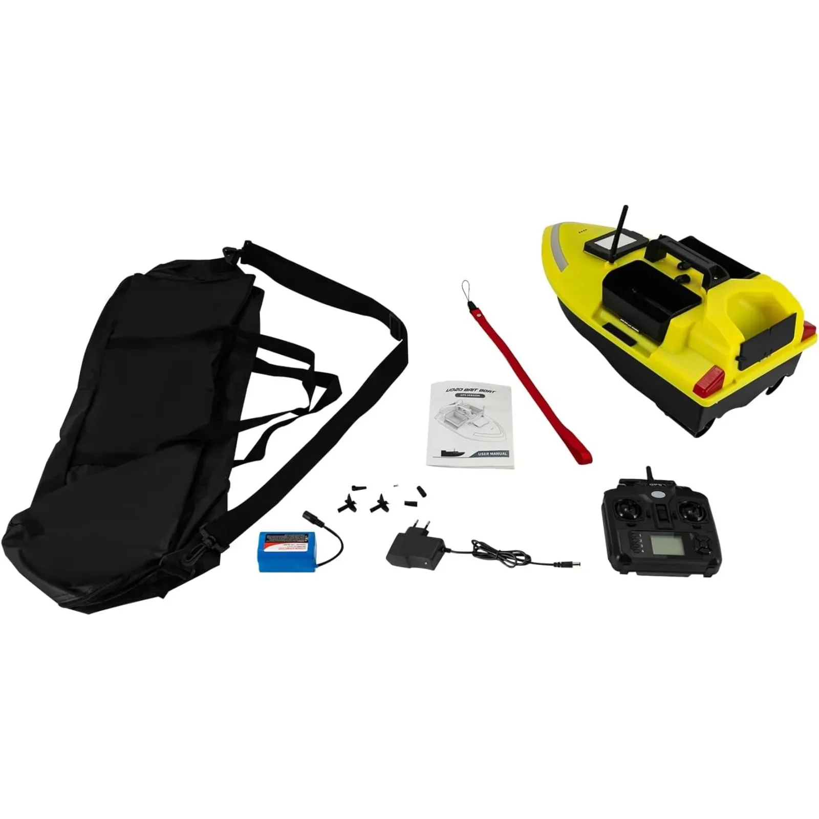 500 m GPS Feeding Boat Bait Boat W|Remote Control Bait Boat Large Capacity Feeding Boat Fishing Automatic Course Correction